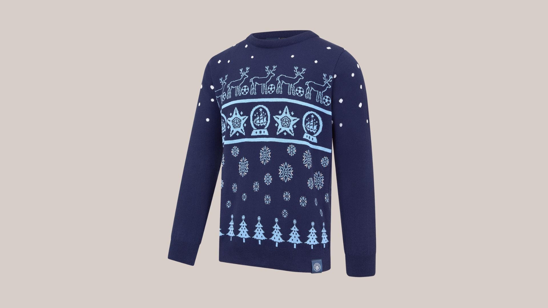 Manchester City Fairisle Xmas Jumper