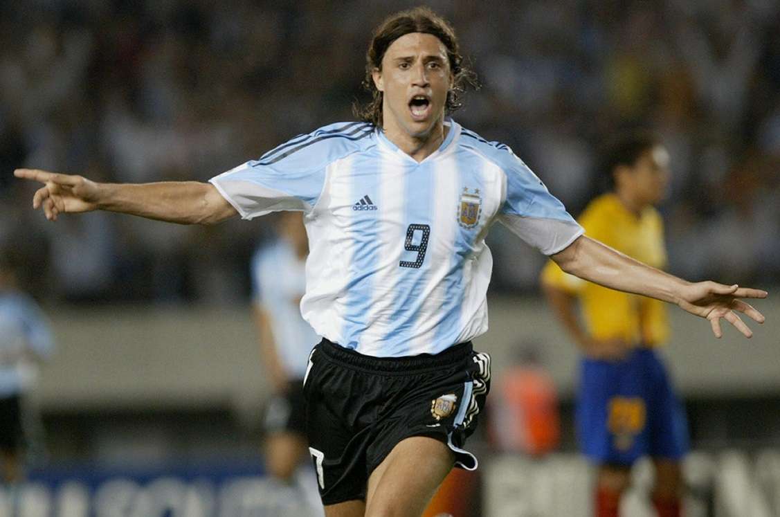 Hernan Crespo Argentina Ecuador 2006 FIFA World Cup qualifier 2004