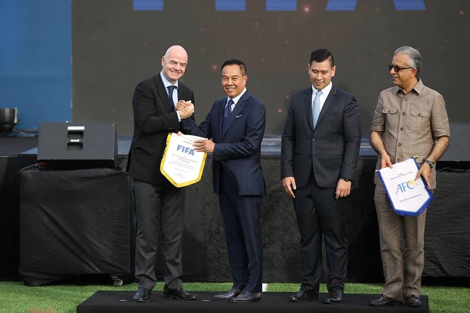 พิธีเปิดศูนย์พัฒนาศักยภาพกีฬาฟุตบอล (High Performance Training Center)