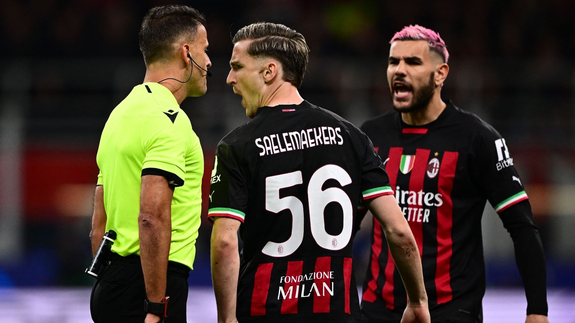 Saelemaekers Theo Hernandez Milan Inter