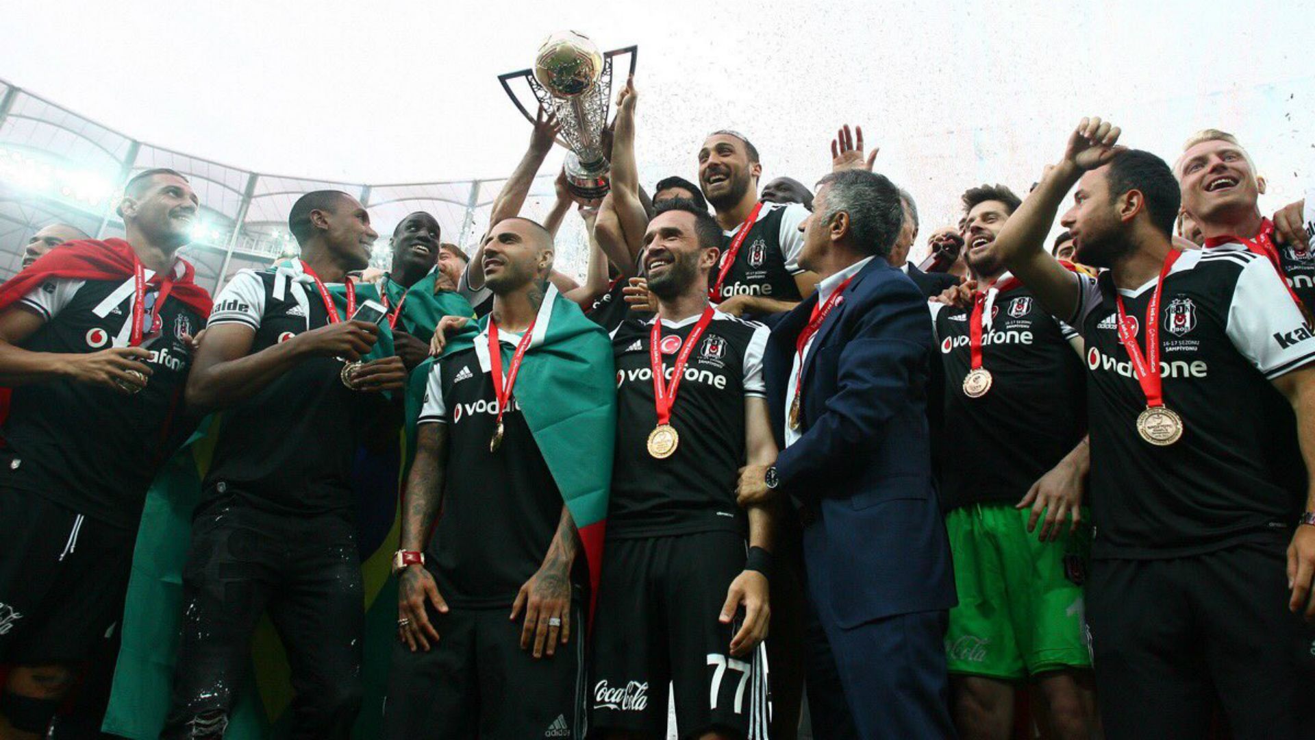 Besiktas Super Lig 2017 champions