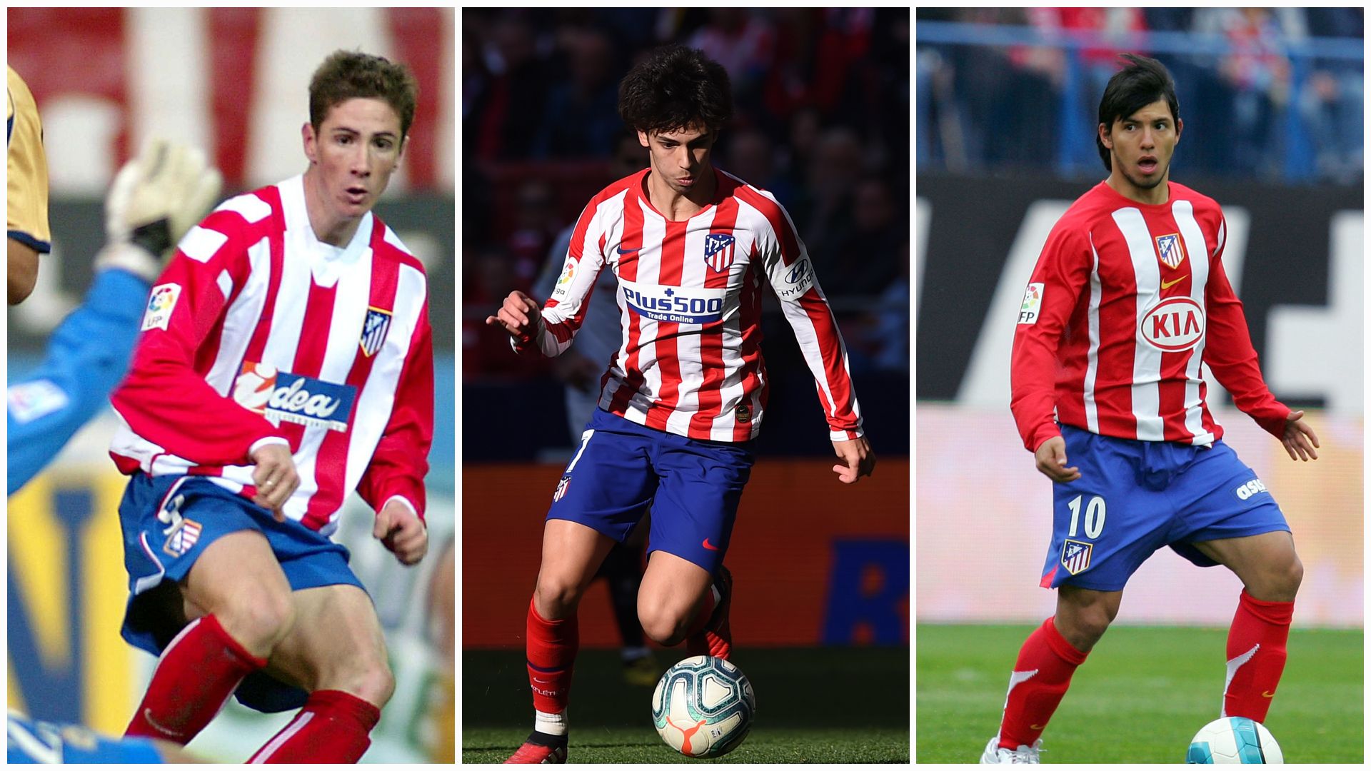 Fernando Torres Joao Felix Sergio Aguero Atletico Madrid