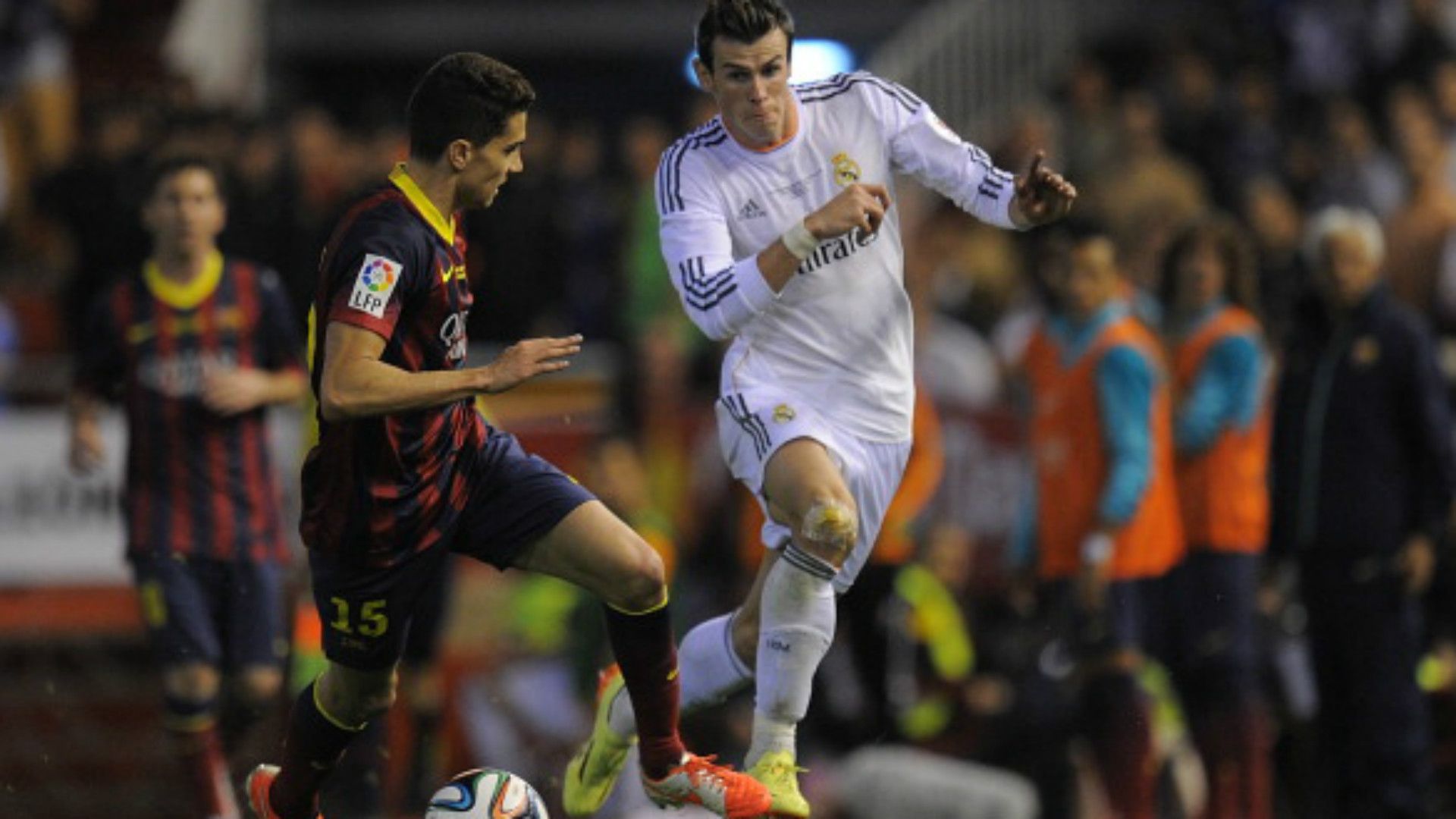 Bartra Bale Real Madrid Barcelona Copa del Rey 2014