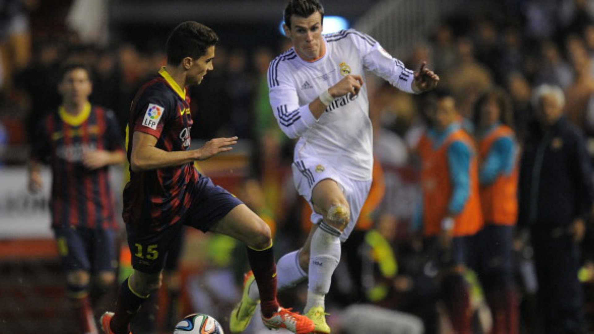 Bartra Bale Real Madrid Barcelona Copa del Rey 2014