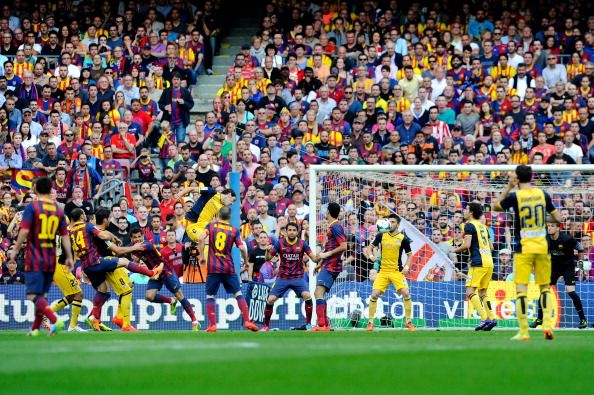 BARCELONA 1-1 ATLETICO DIEGO GODIN