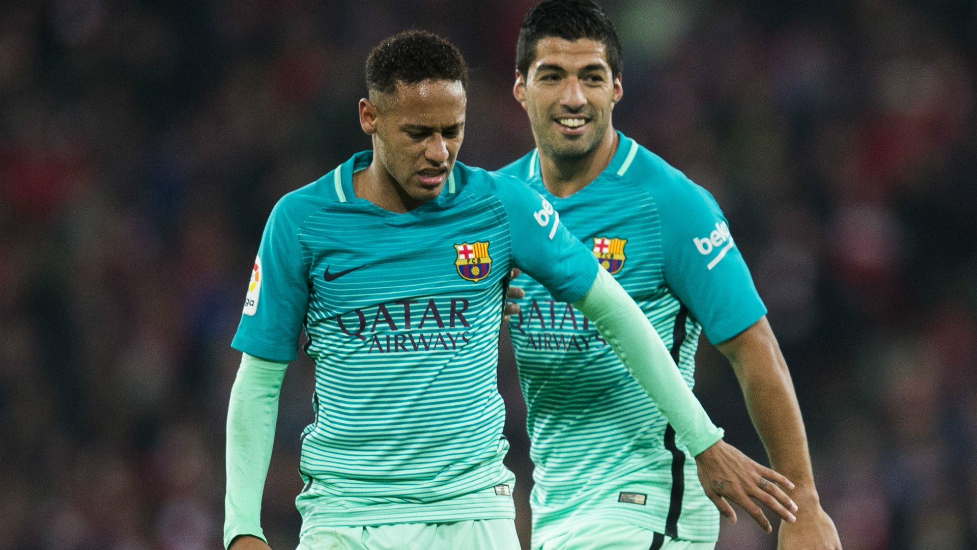 Neymar Luis Suarez Athletic Club Barcelona Copa del Rey