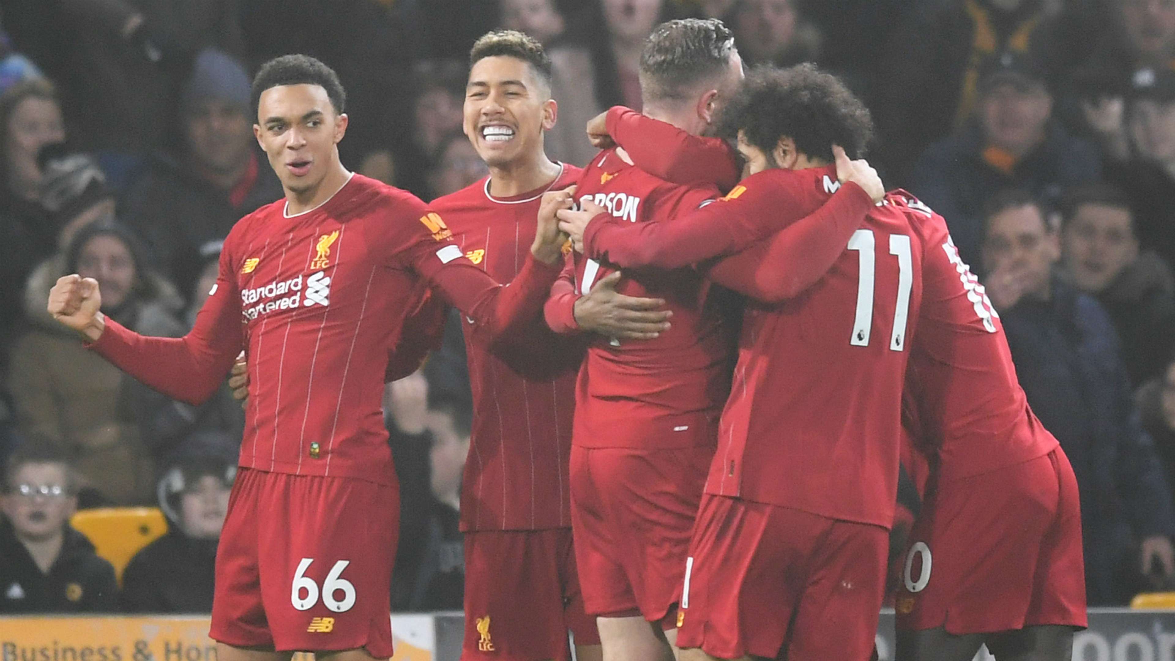 Liverpool celebrate 2019-20