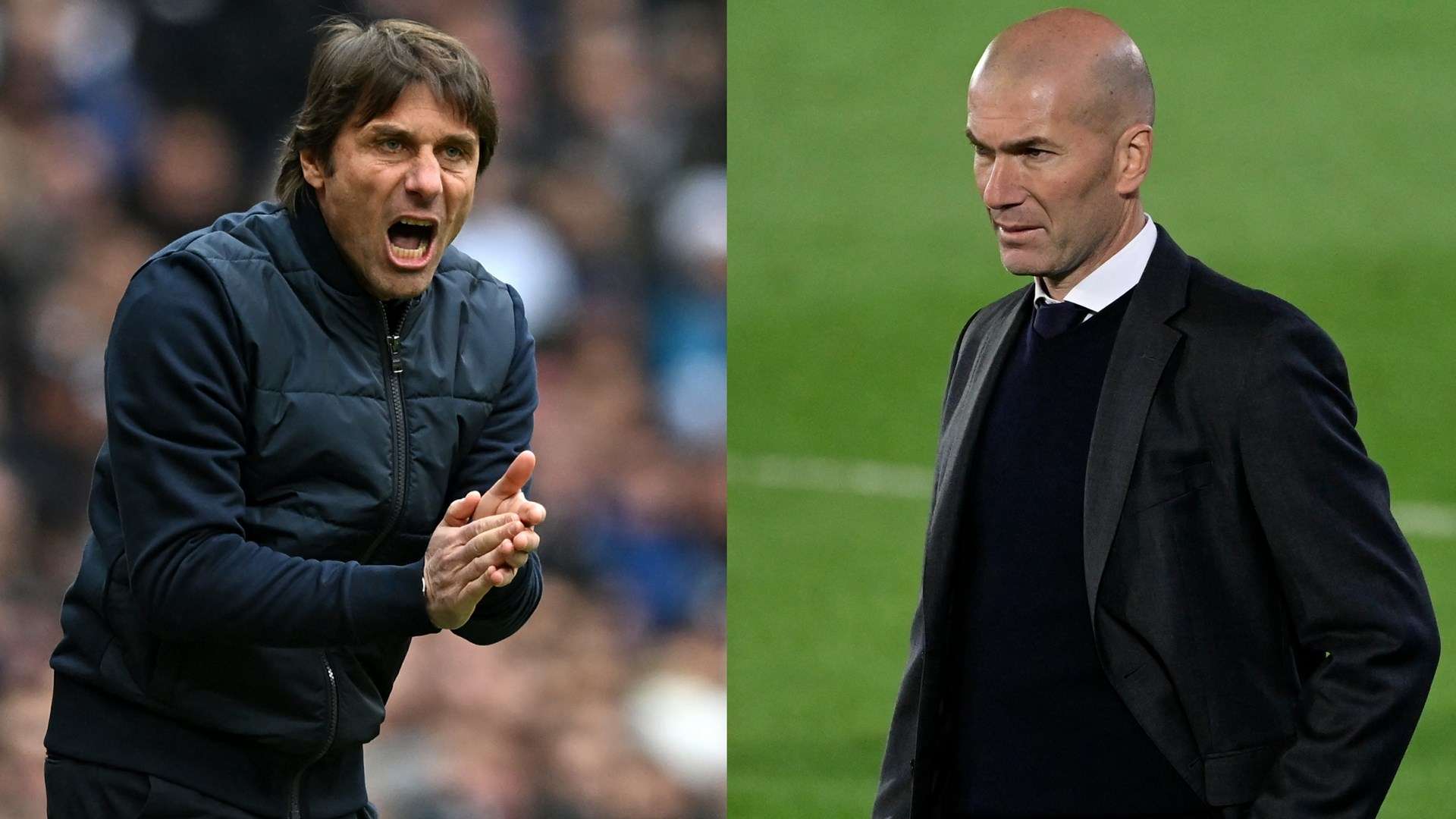 Antonio Conte Zinedine Zidane GFX