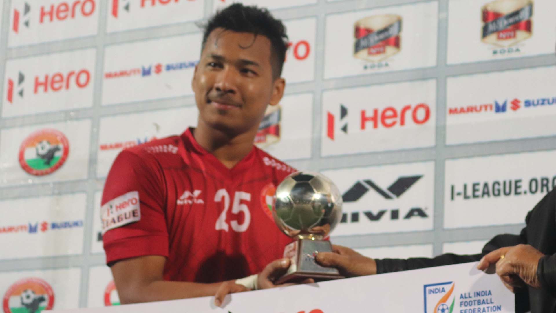 Alen Deory Shillong Lajong FC Gokulam I-League 2017/2018