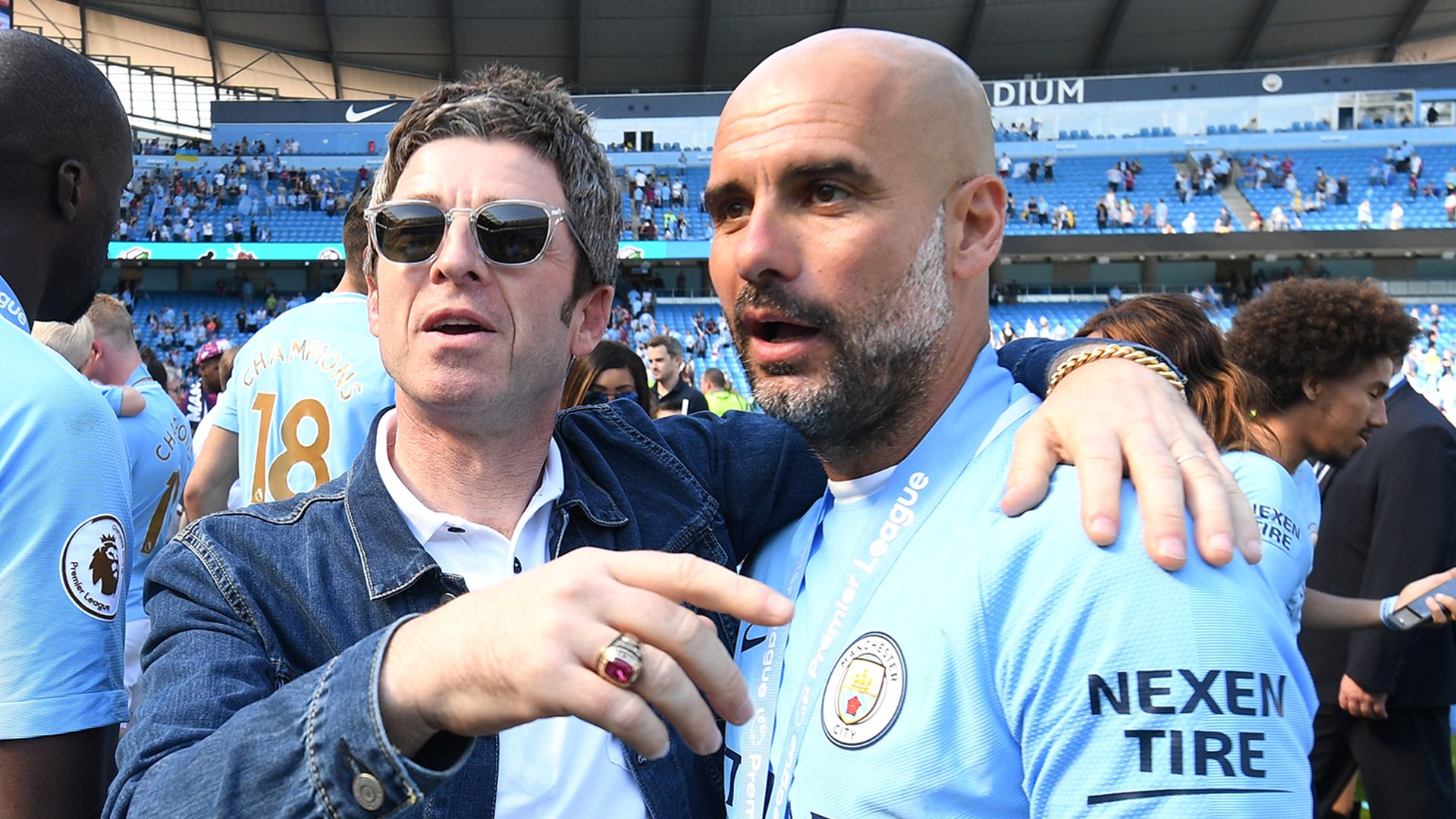 Noel Gallagher Pep Guardiola 2018