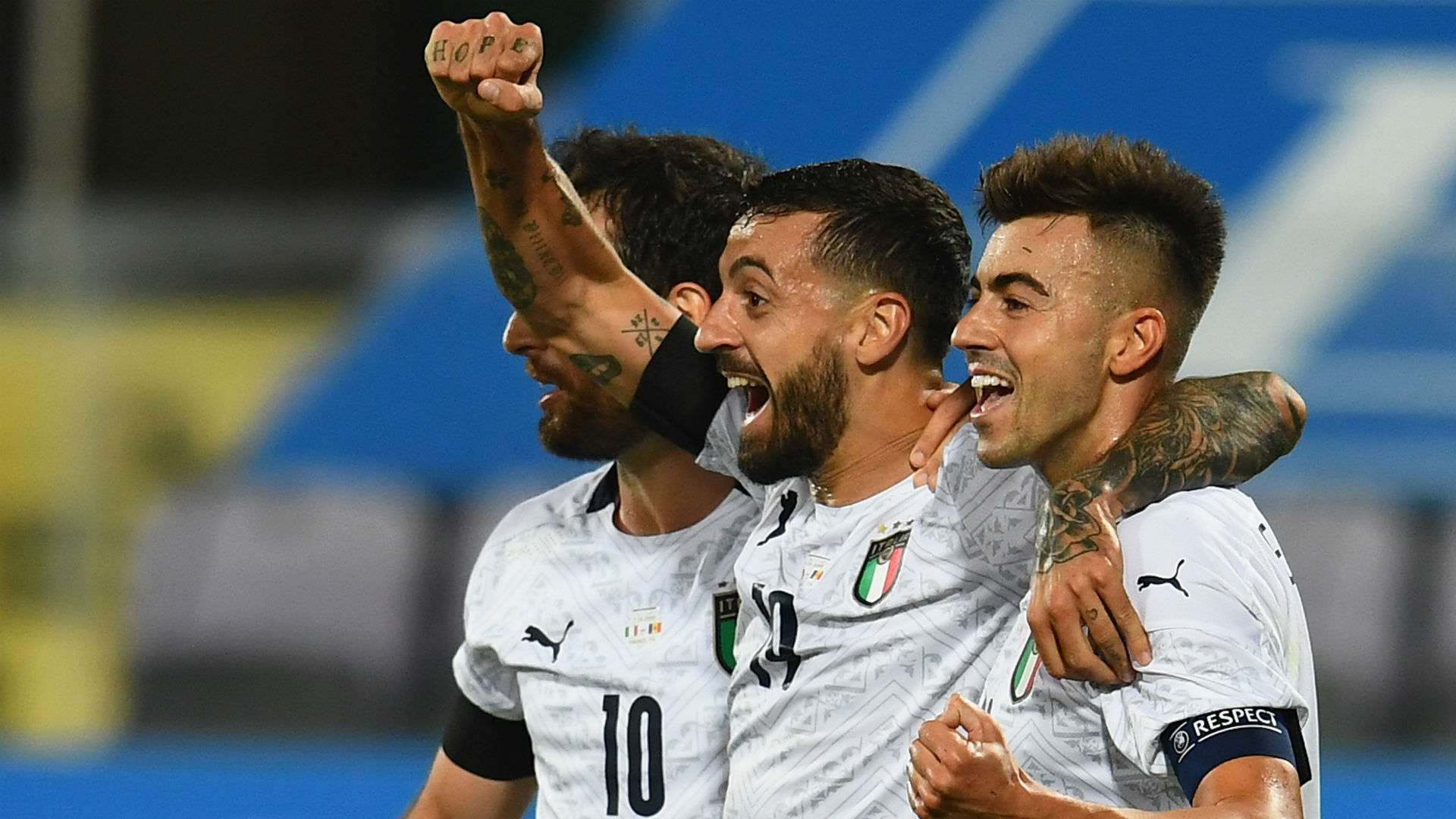 Francesco Caputo Stephan El Shaarawy Italy Moldova 7102020