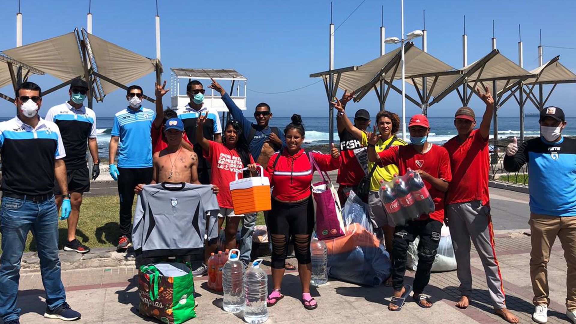 Hinchas América de Cali Chile Deportes Iquique