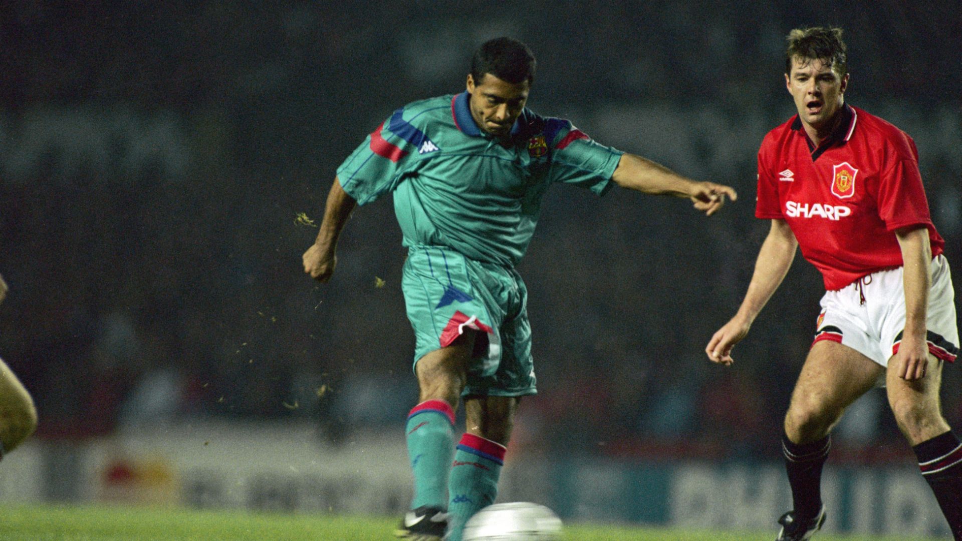 Romario against Manchester