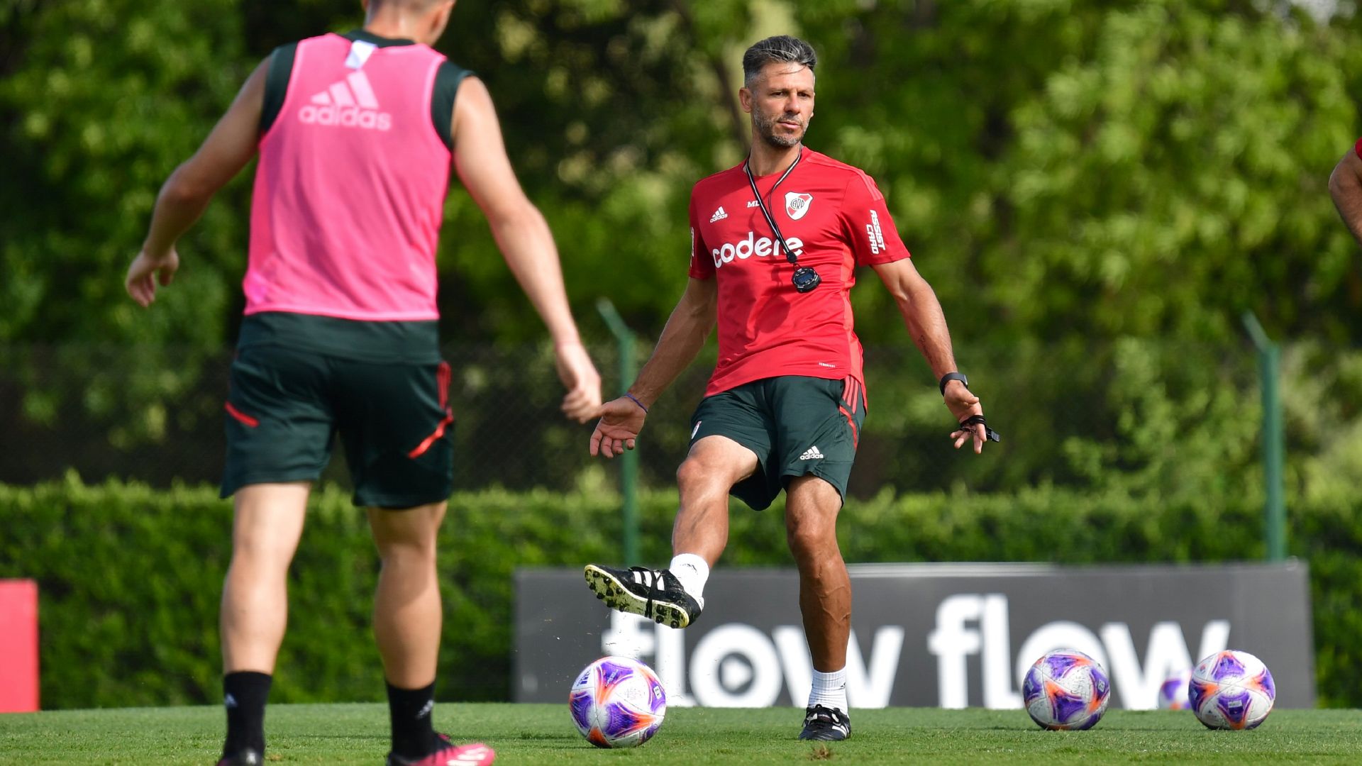 martin demichelis entrenamiento river 2023