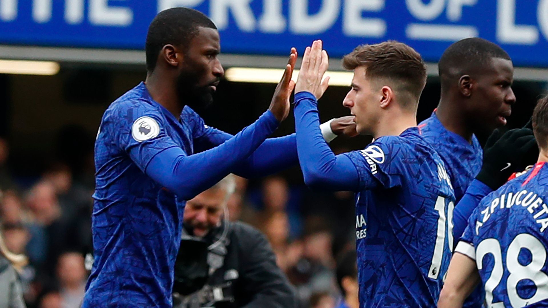 Mason Mount Antonio Rudiger Chelsea