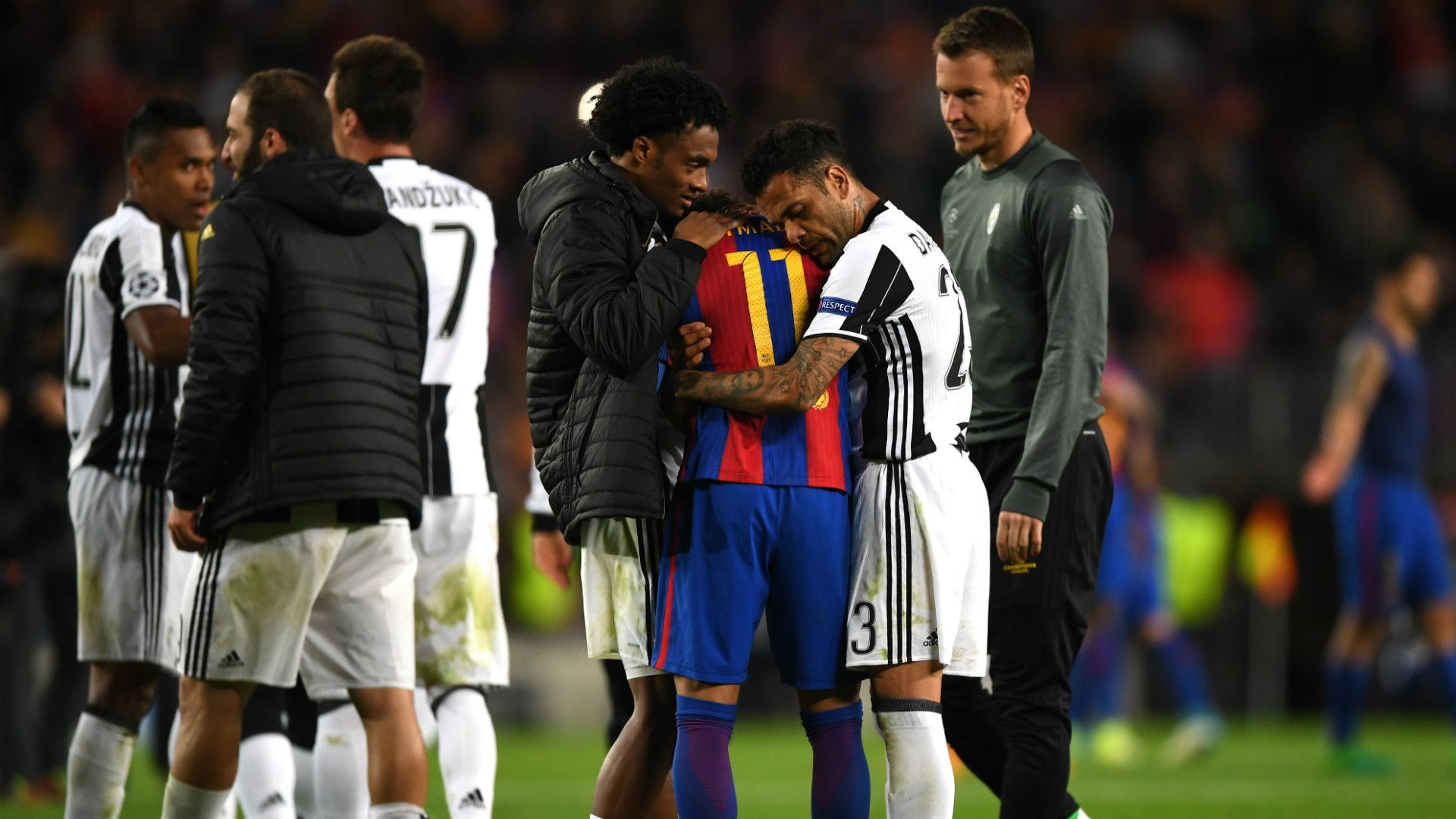 Neymar Dani Alves Barcelona Juventus Champions League 19042017