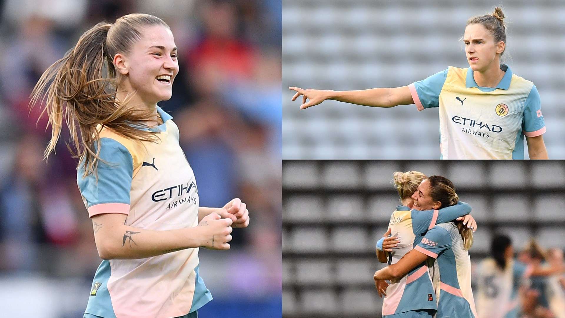 Jess Park Vivianne Miedema Man City Paris FC composite