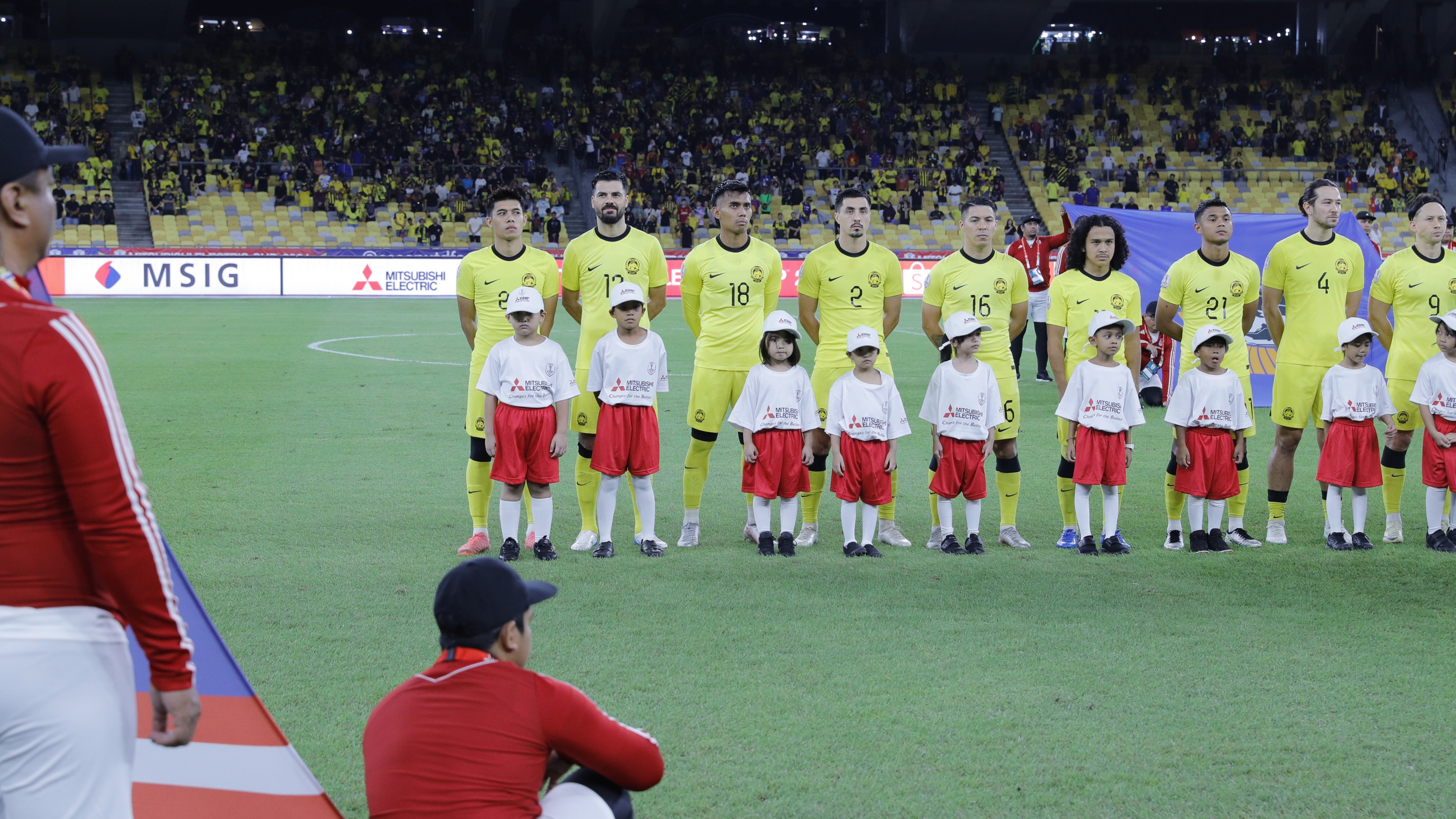 Malaysia team vs Laos 13122024