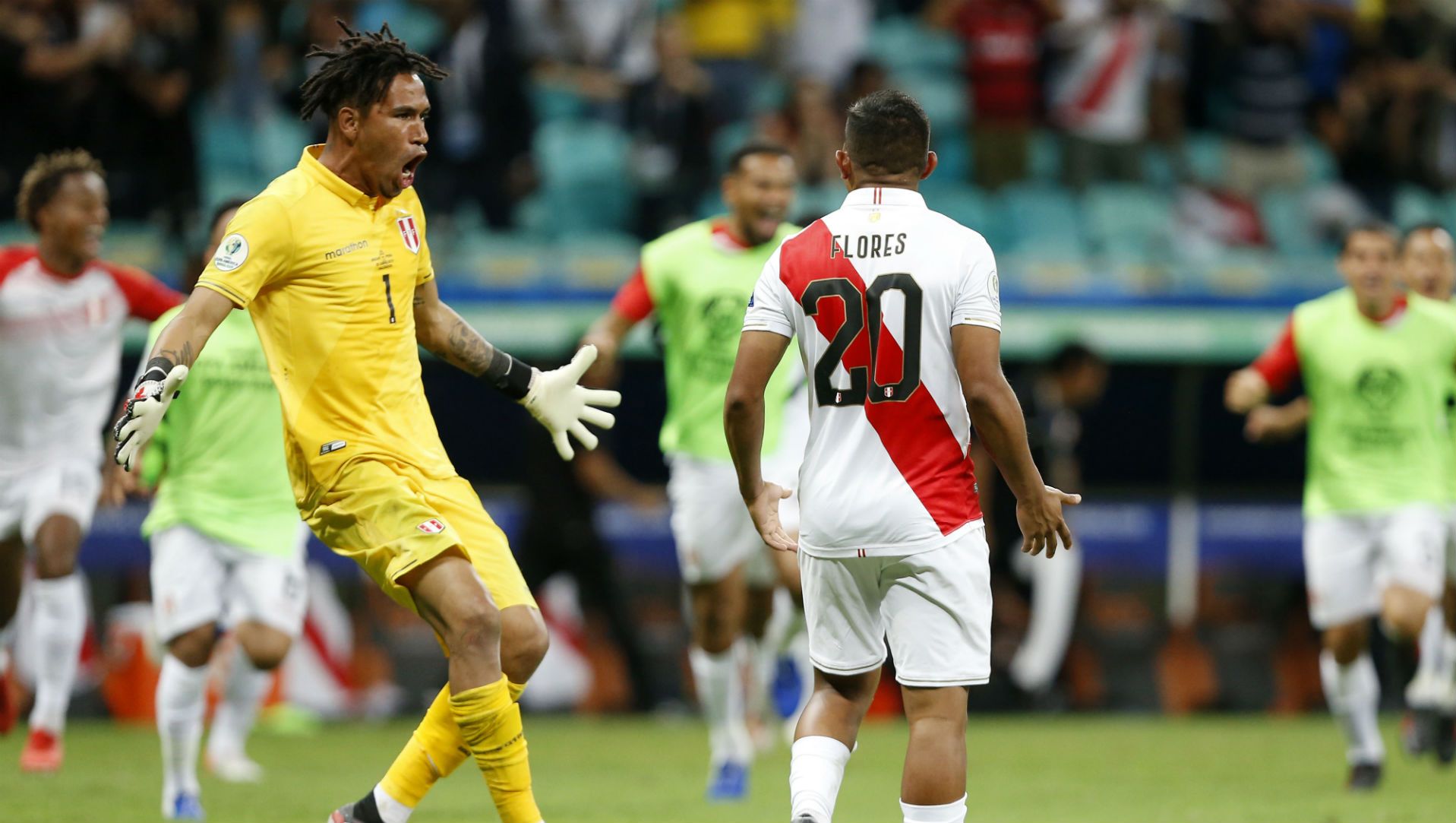 290619 Uruguay Perú Pedro Gallese Edison Flores