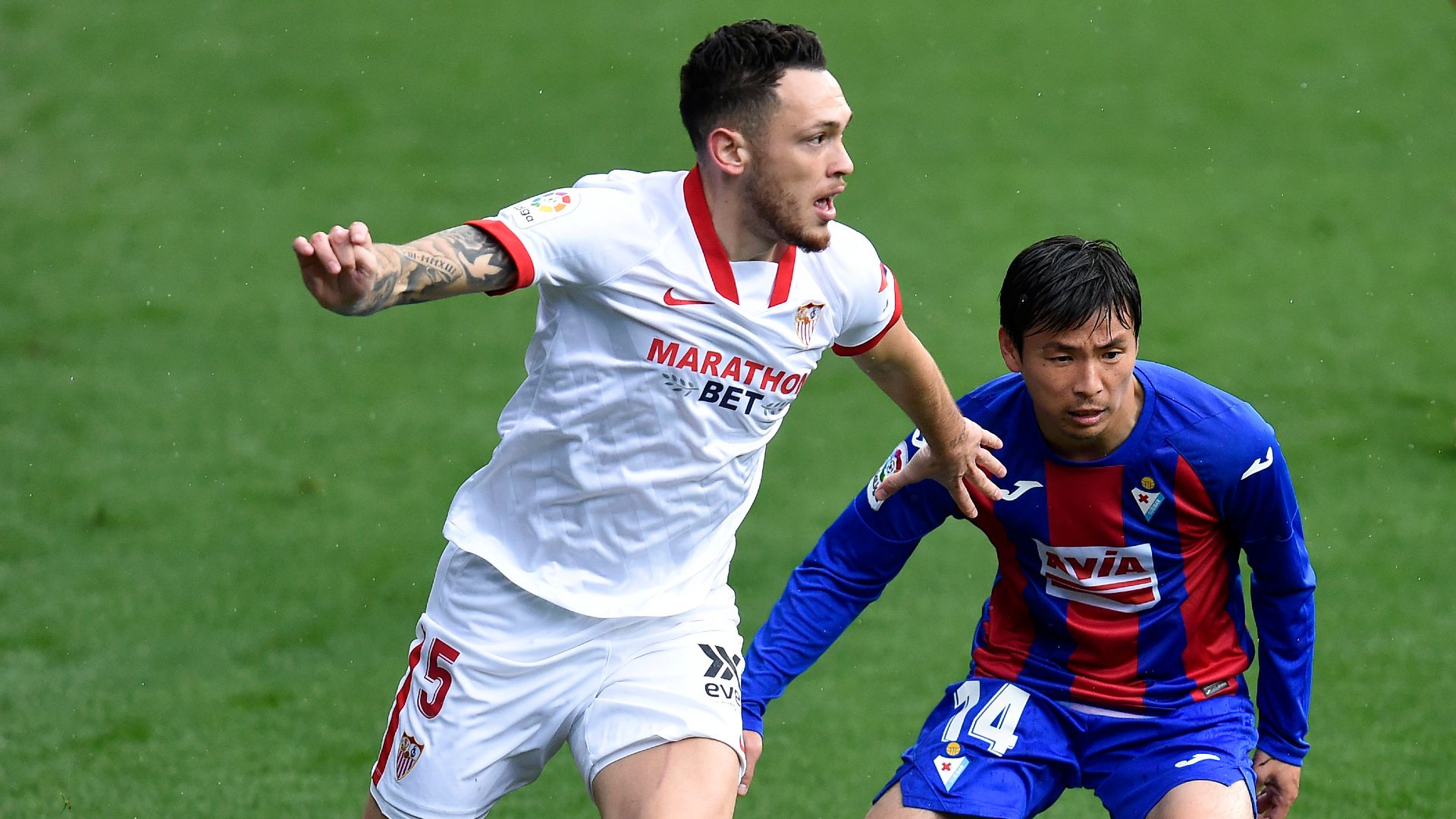 Inui Lucas Ocampos Eibar Sevilla LaLiga