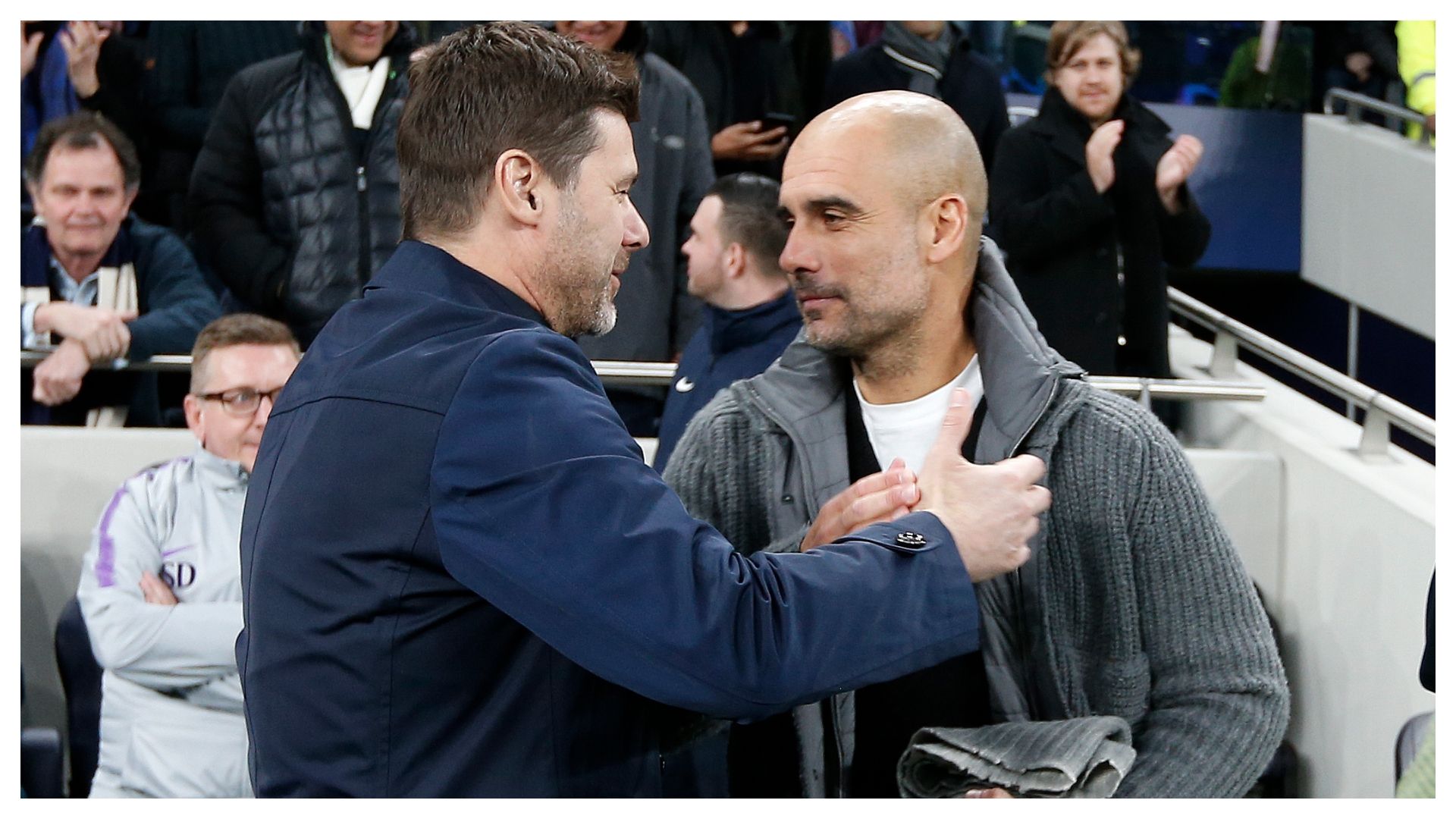 Guardiola Pochettino Tottenham Manchester City Champions League