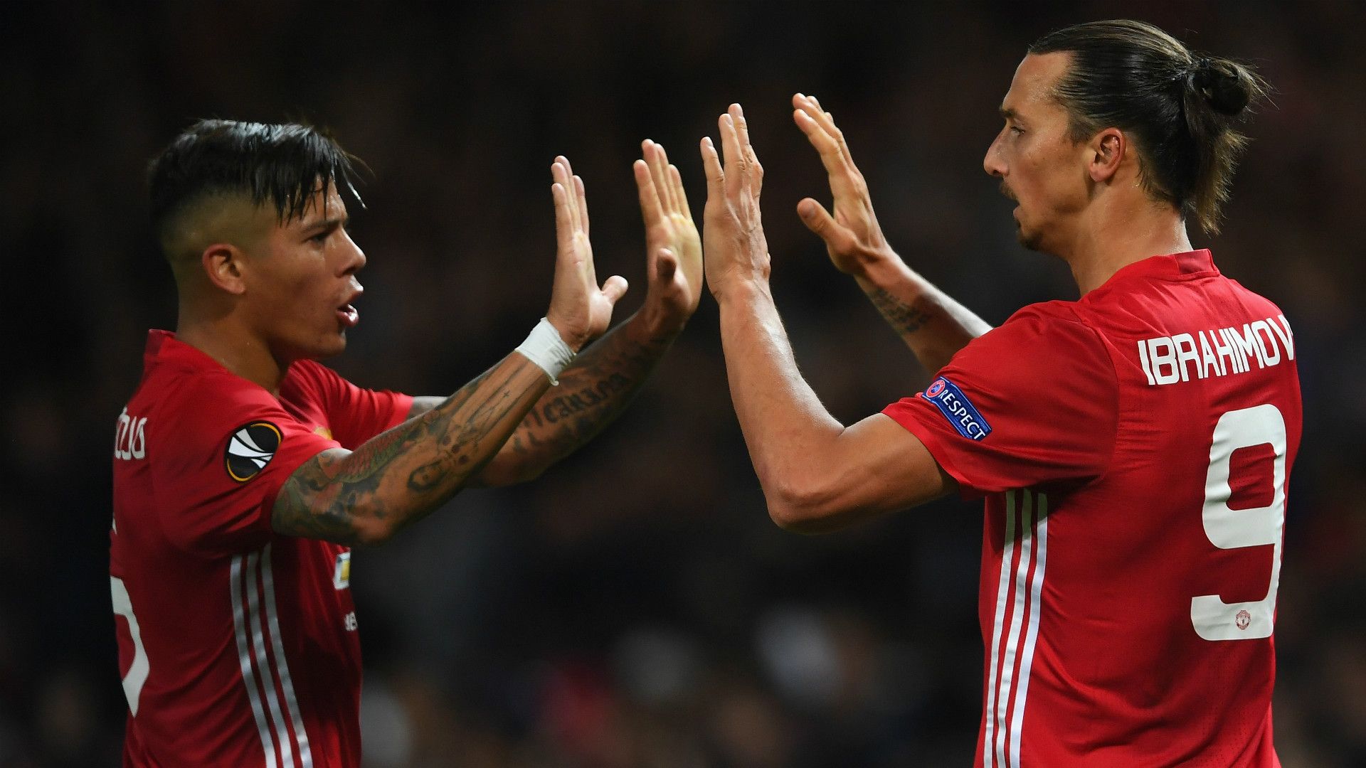 Marcus Rojo Zlatan Ibrahimovic