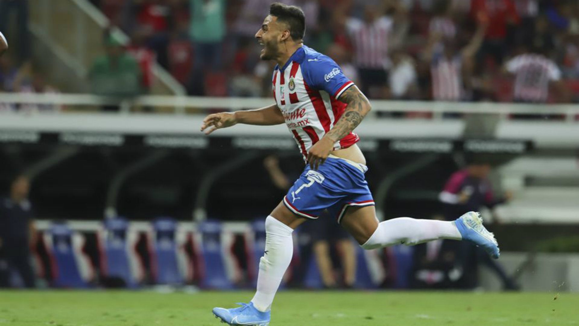 Alexis Vega Chivas Festejo