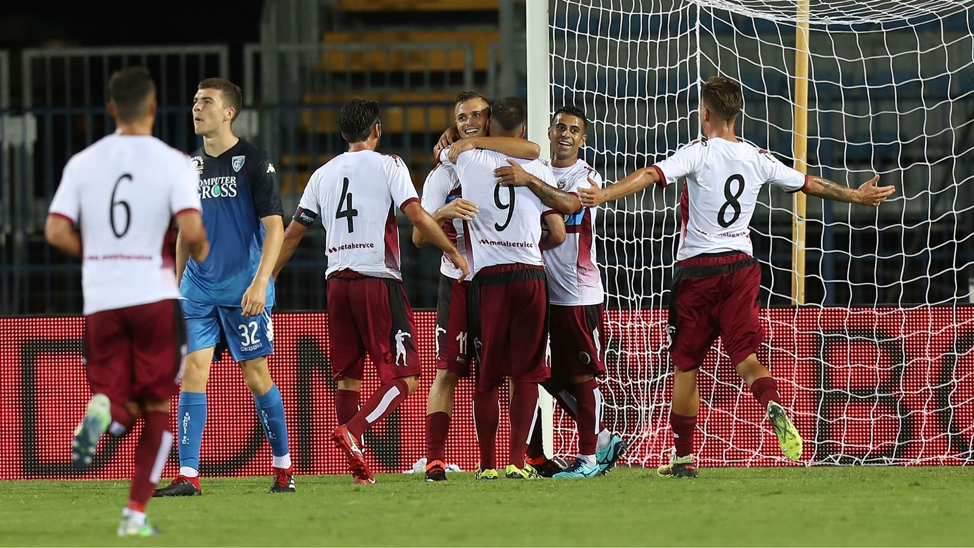 Cittadella celebrating Coppa Italia 08122018