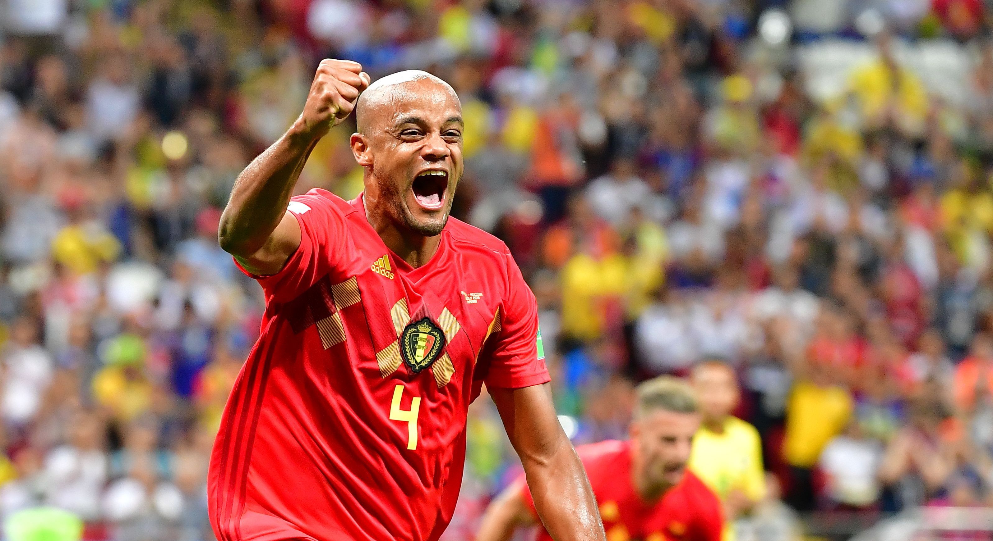 Vincent Kompany Brazil Belgium