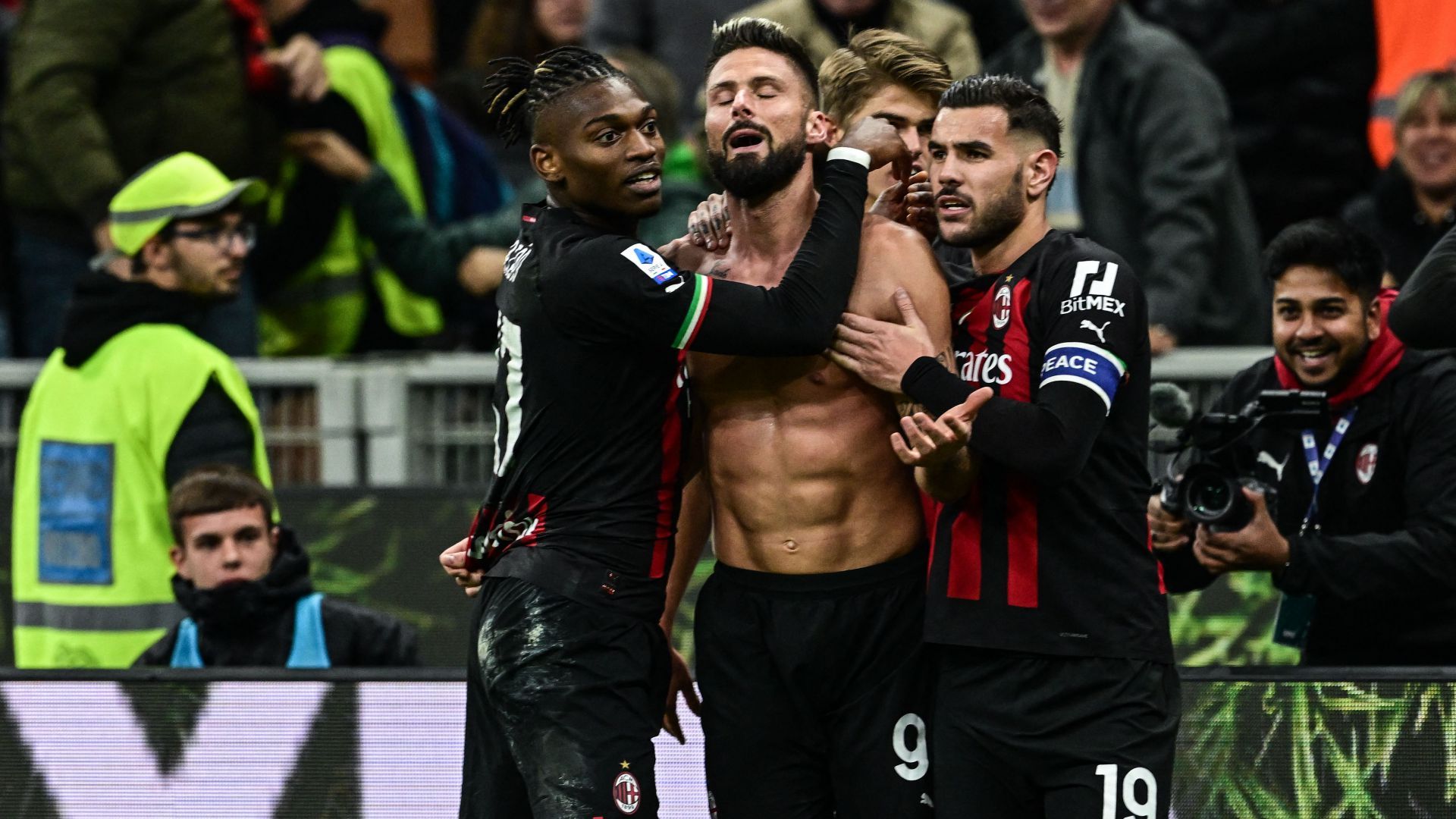 Olivier Giroud Milan Spezia Serie A