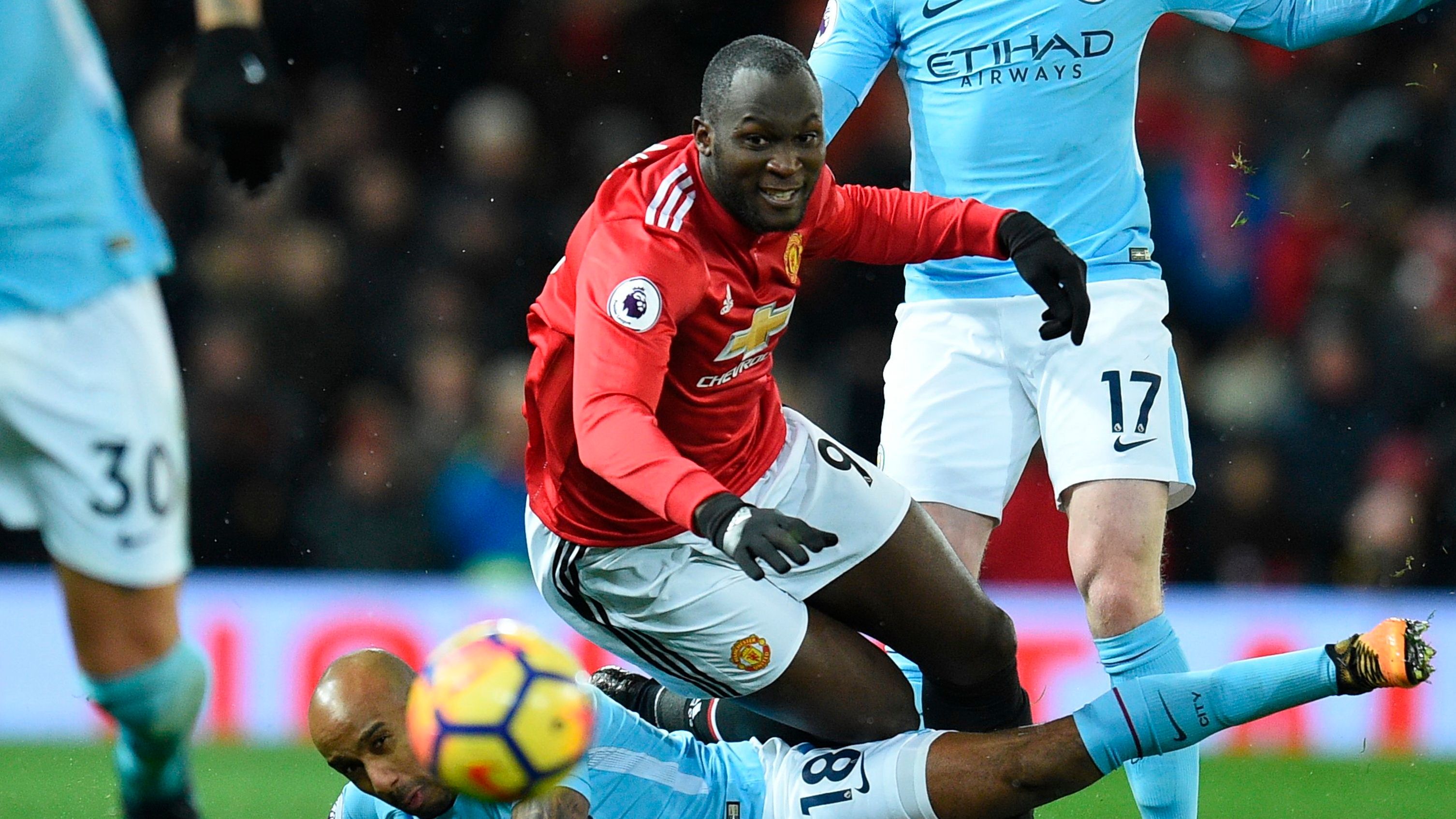 Romelu Lukaku Manchester United Manchester City Premier League