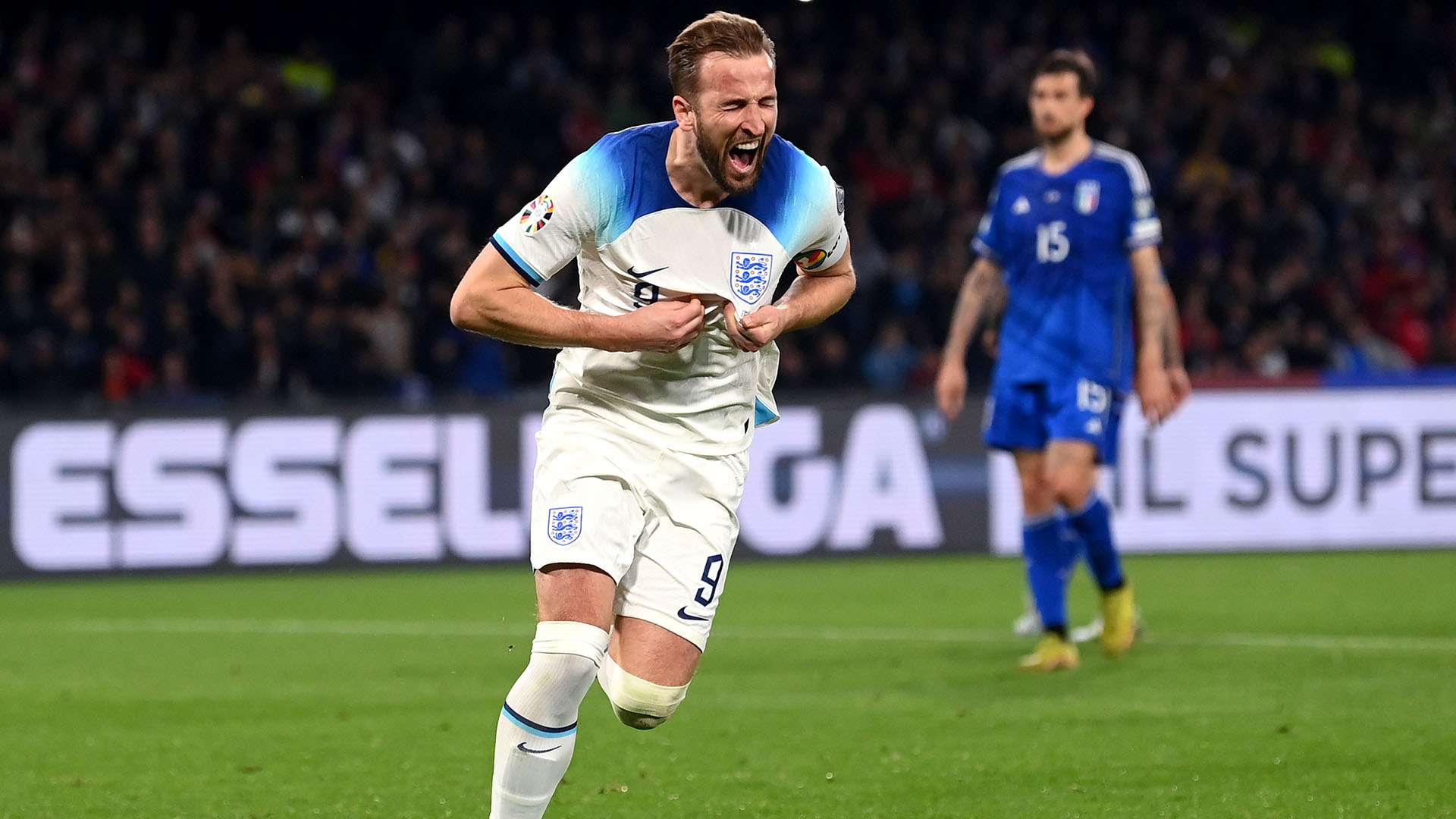 Harry Kane celebrate England Italy 2023