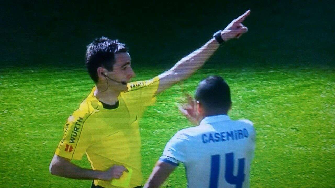 BODY ONLY Casemiro Real Madrid reaction