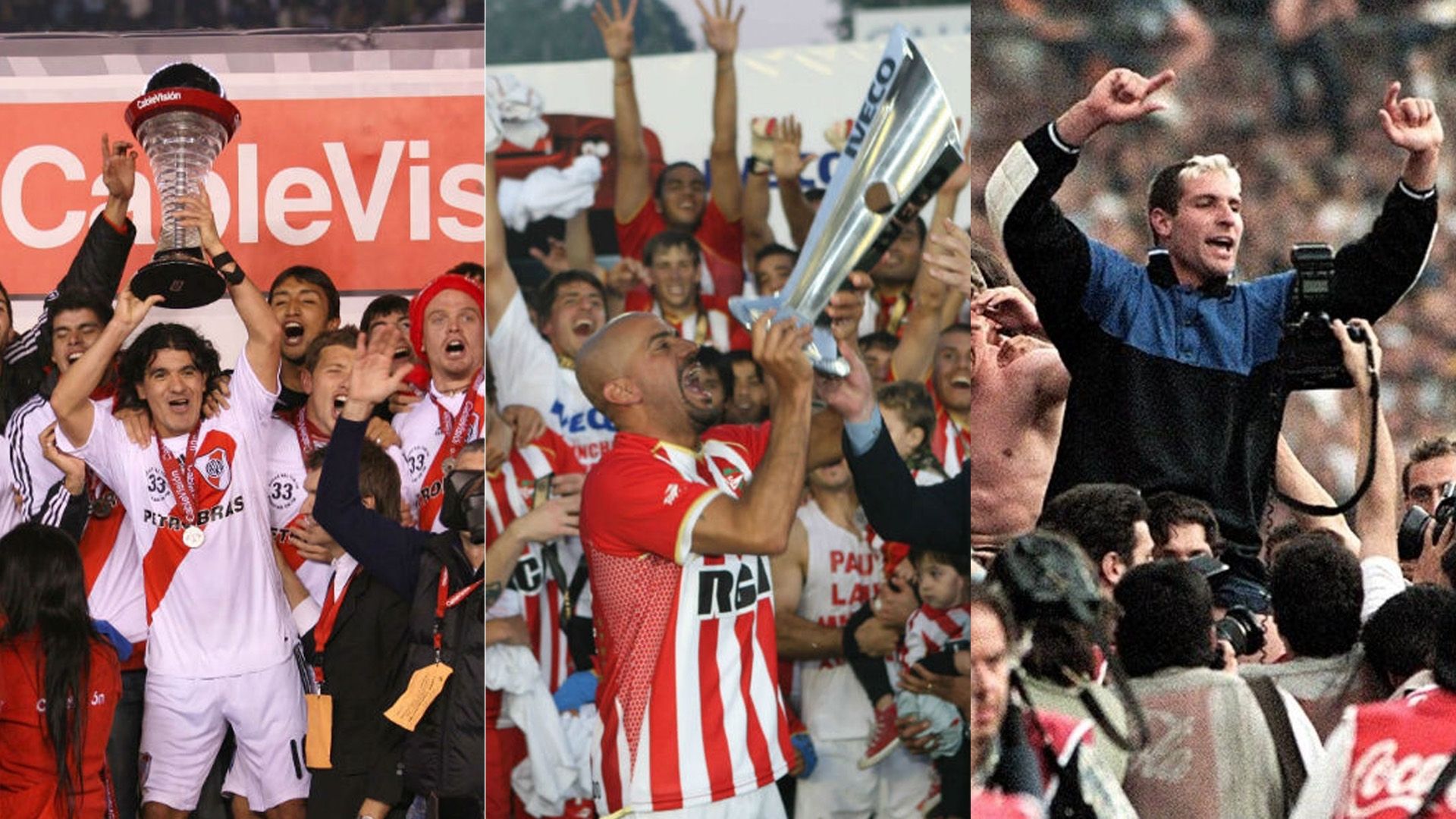 River 2008 Estudiantes 2010 Boca 1998 Campeones Futbol Argentino