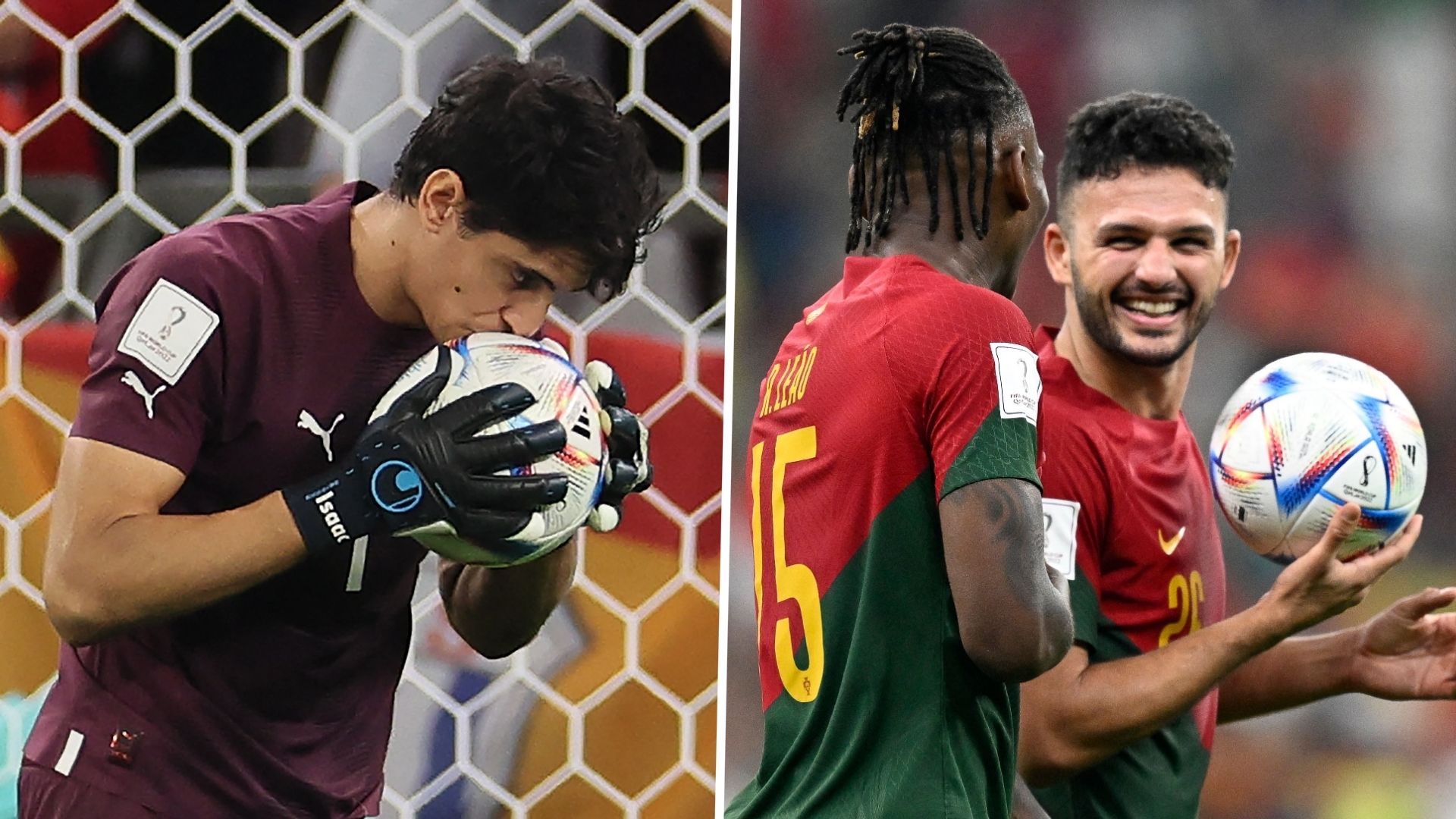 Bono, Gonçalo Ramos : Morocco - Portugal : World Cup 2022