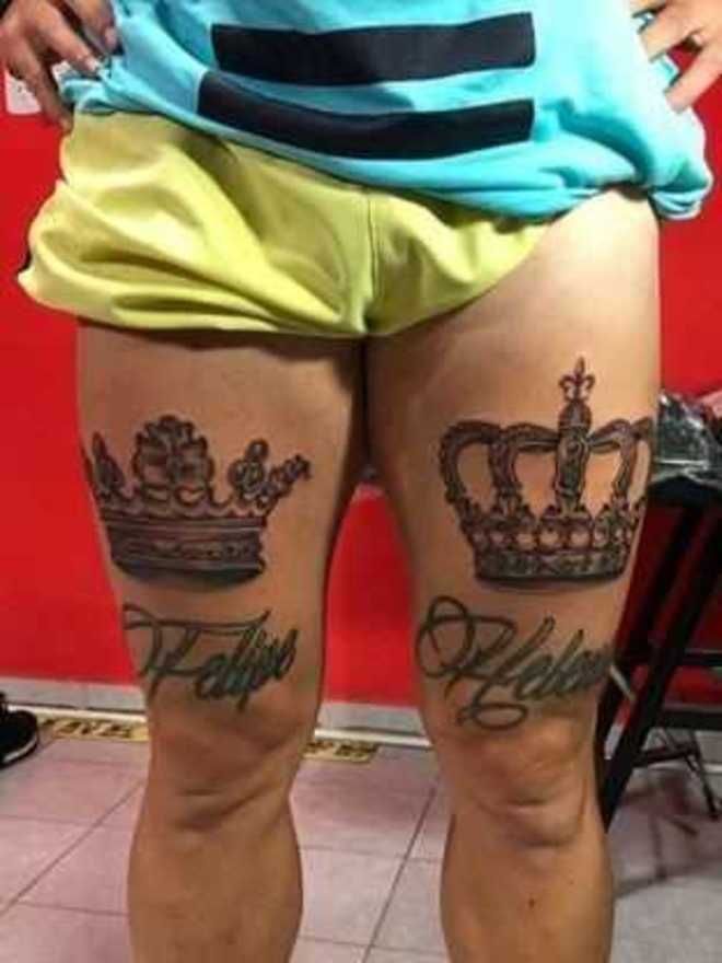 Tatuaje piernas Benedetto