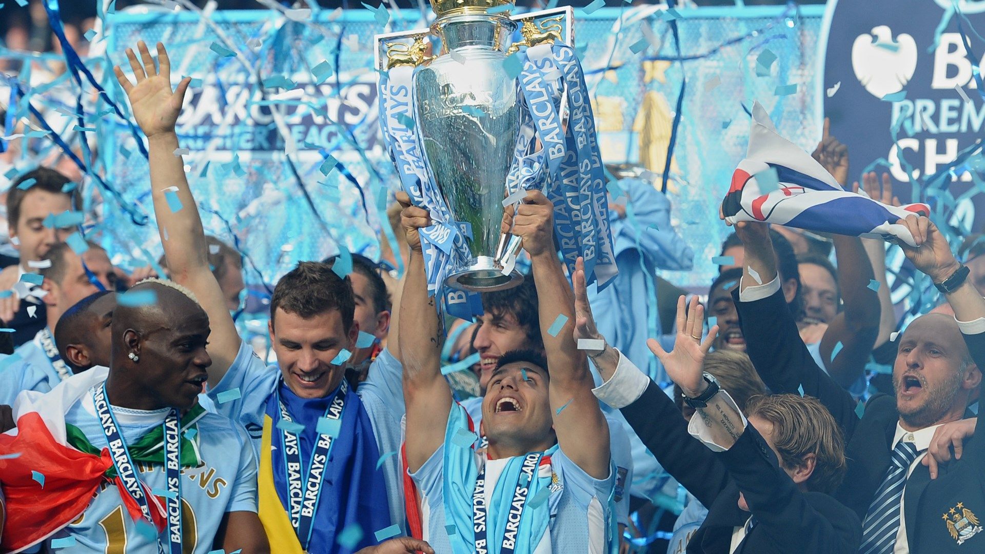 Sergio Aguero Man City title 2012
