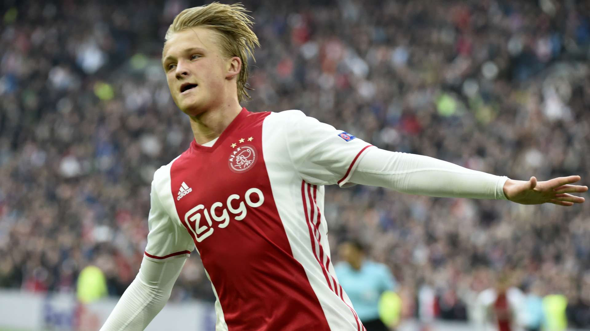 Kasper Dolberg Ajax Europa League