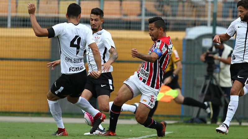 Balbuena, Pedro Henrique e Petros - Corinthians x São Paulo - 27/01/2018