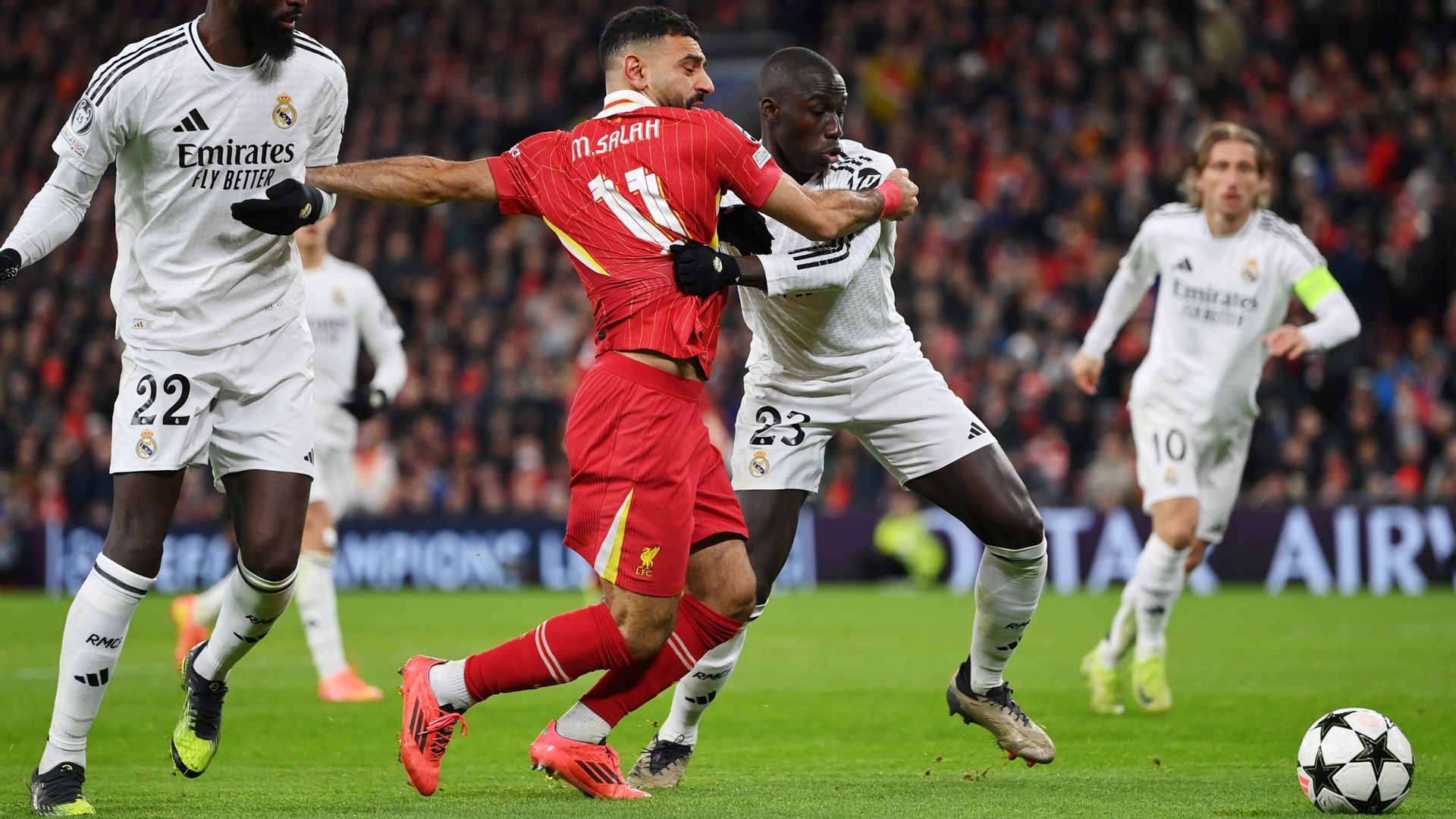 Mohamed Salah Liverpool Real Madrid Champions League 2024-25
