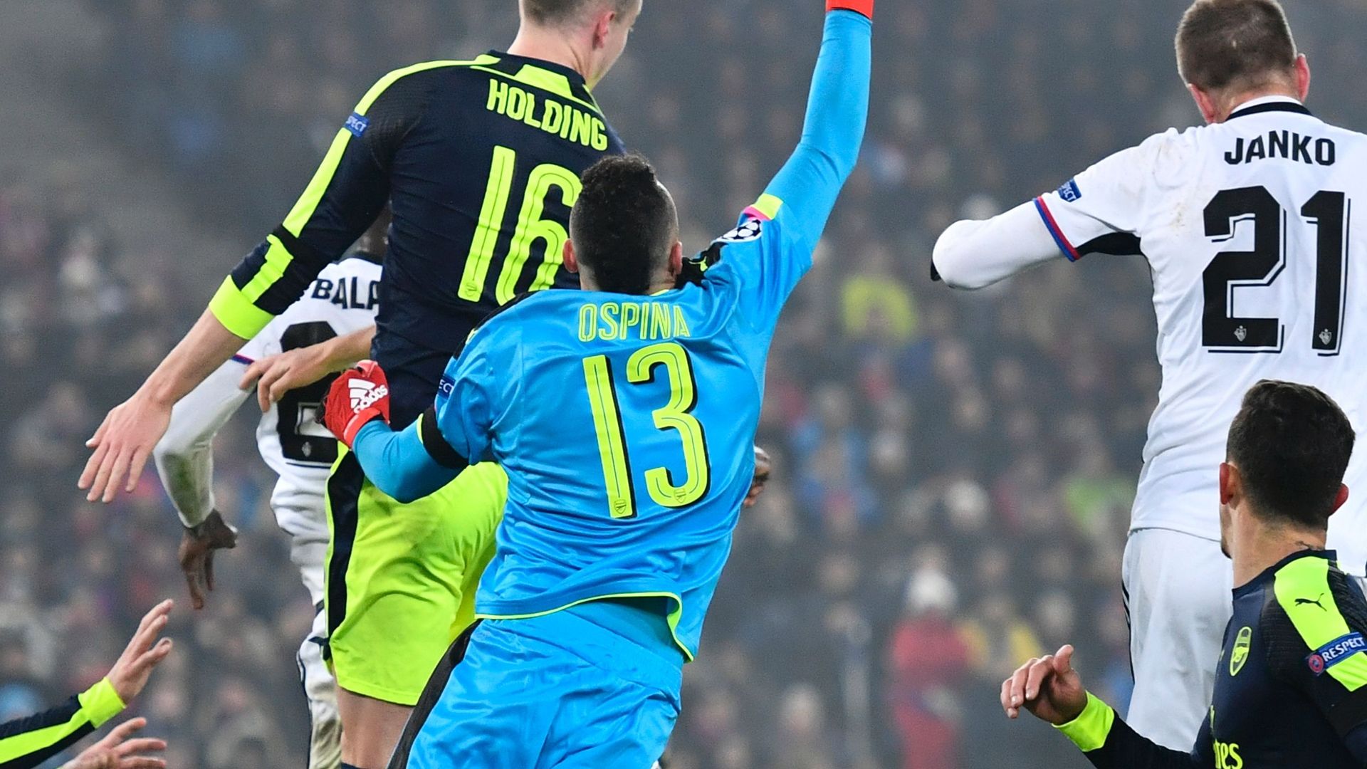 David Ospina Basel Arsenal Champions League