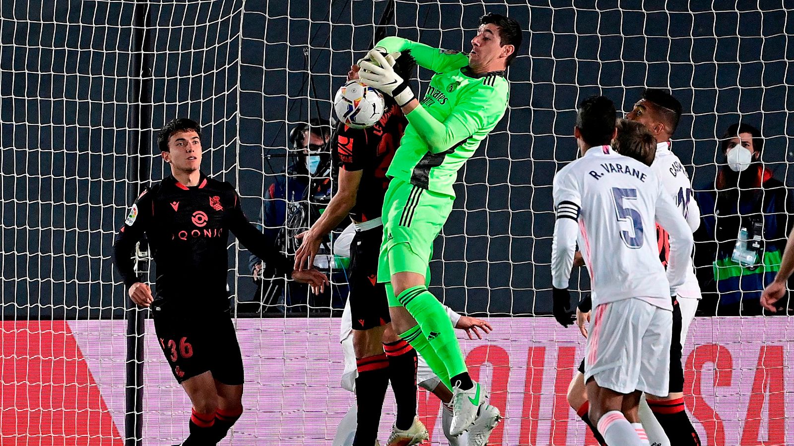 Courtois Real Madrid Real Sociedad LaLiga