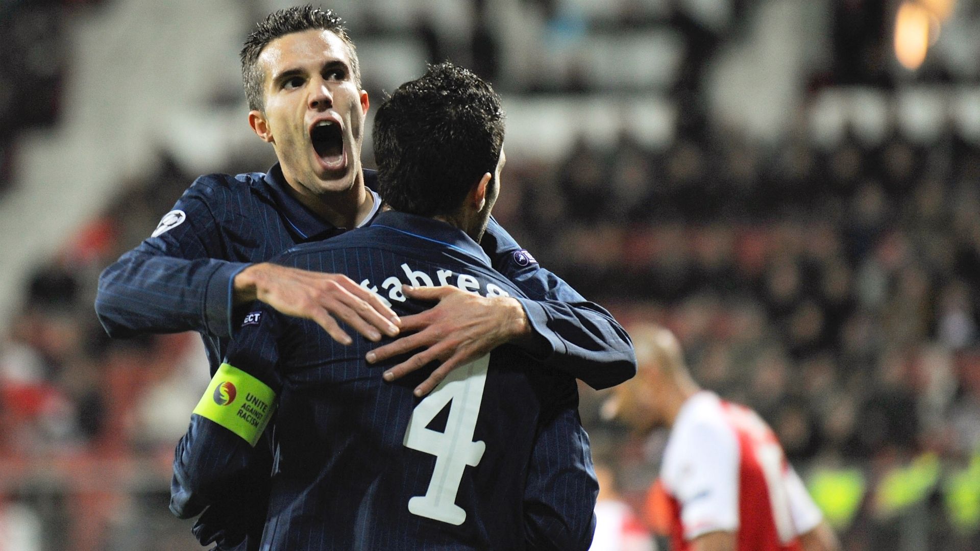 Robin van Persie, Cesc Fabregas - AZ 1-1 Arsenal - Oct 20, 2009