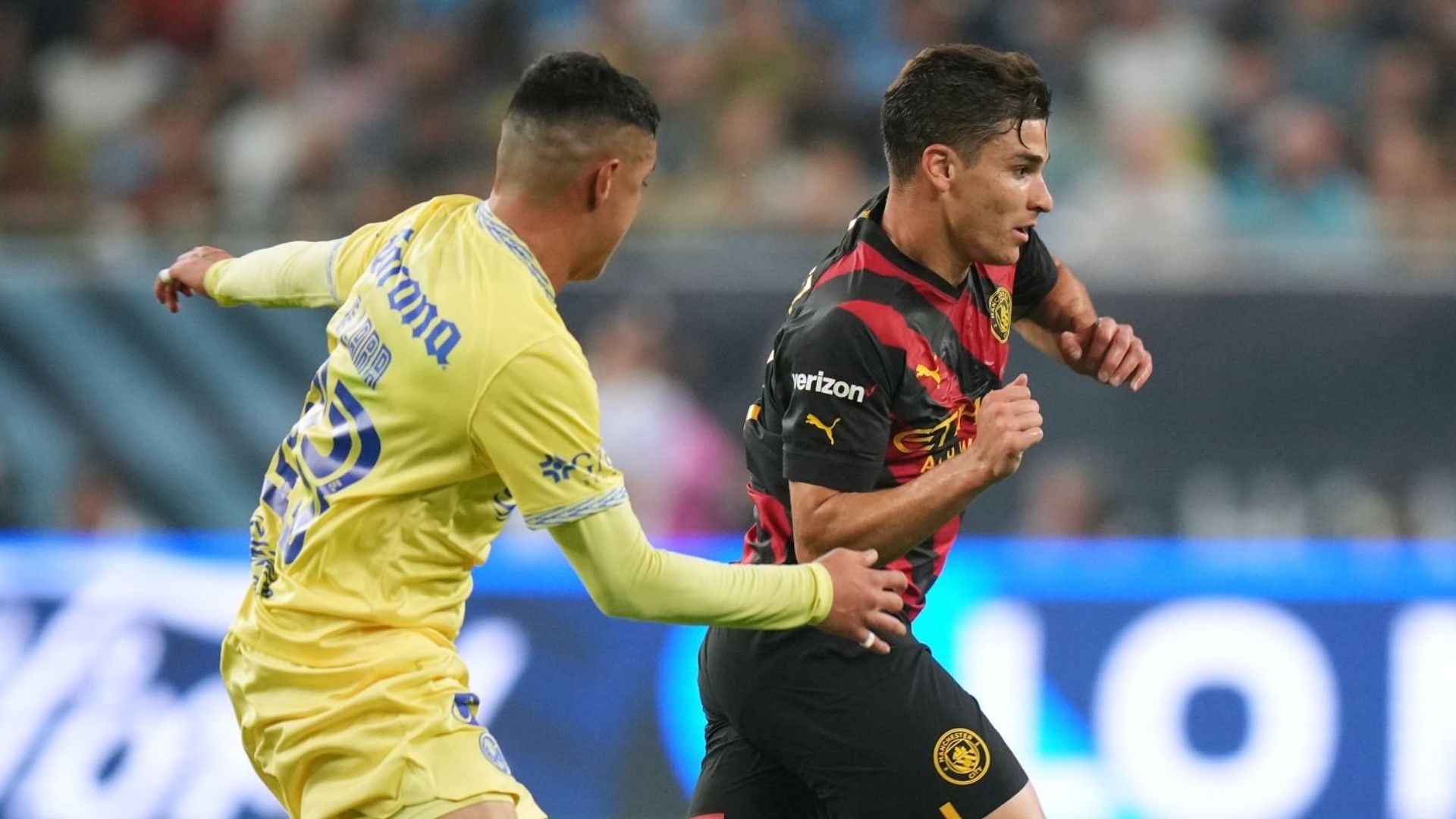 Julián Álvarez Emilio Lara Manchester City América Amistoso 2022