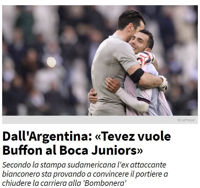 Tutto Sport Buffon Boca
