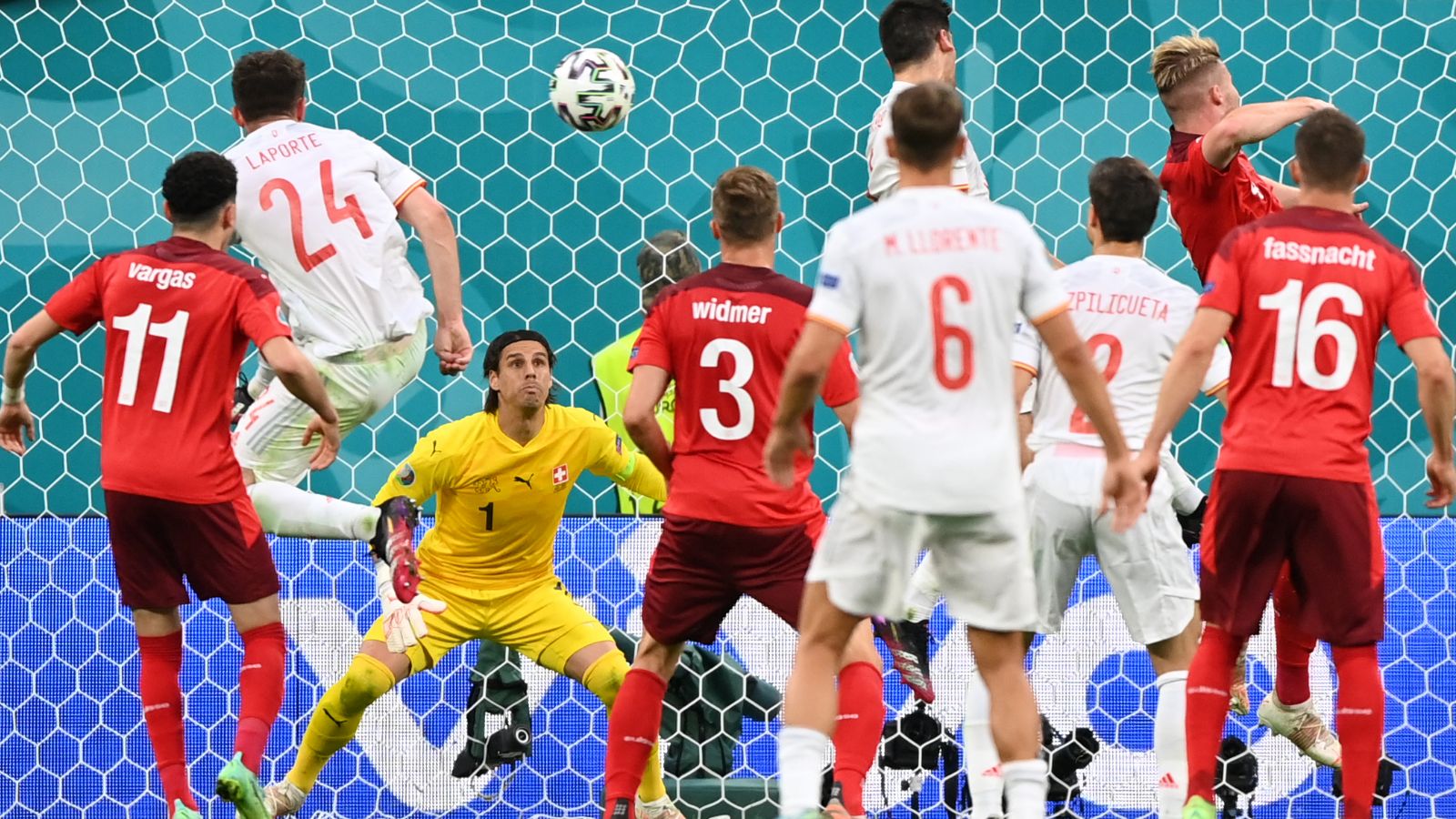 Sommer, Suiza vs. España Eurocopa 2021