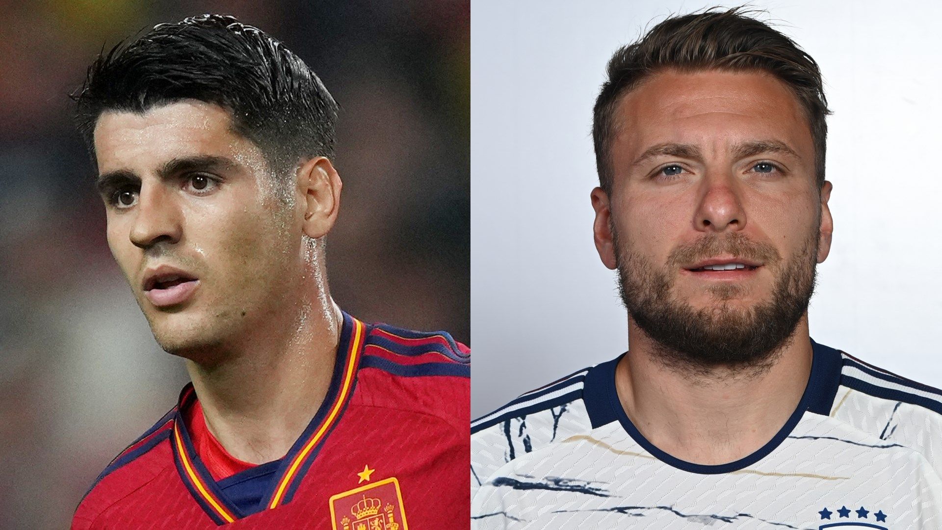 Morata Immobile Spain Italy