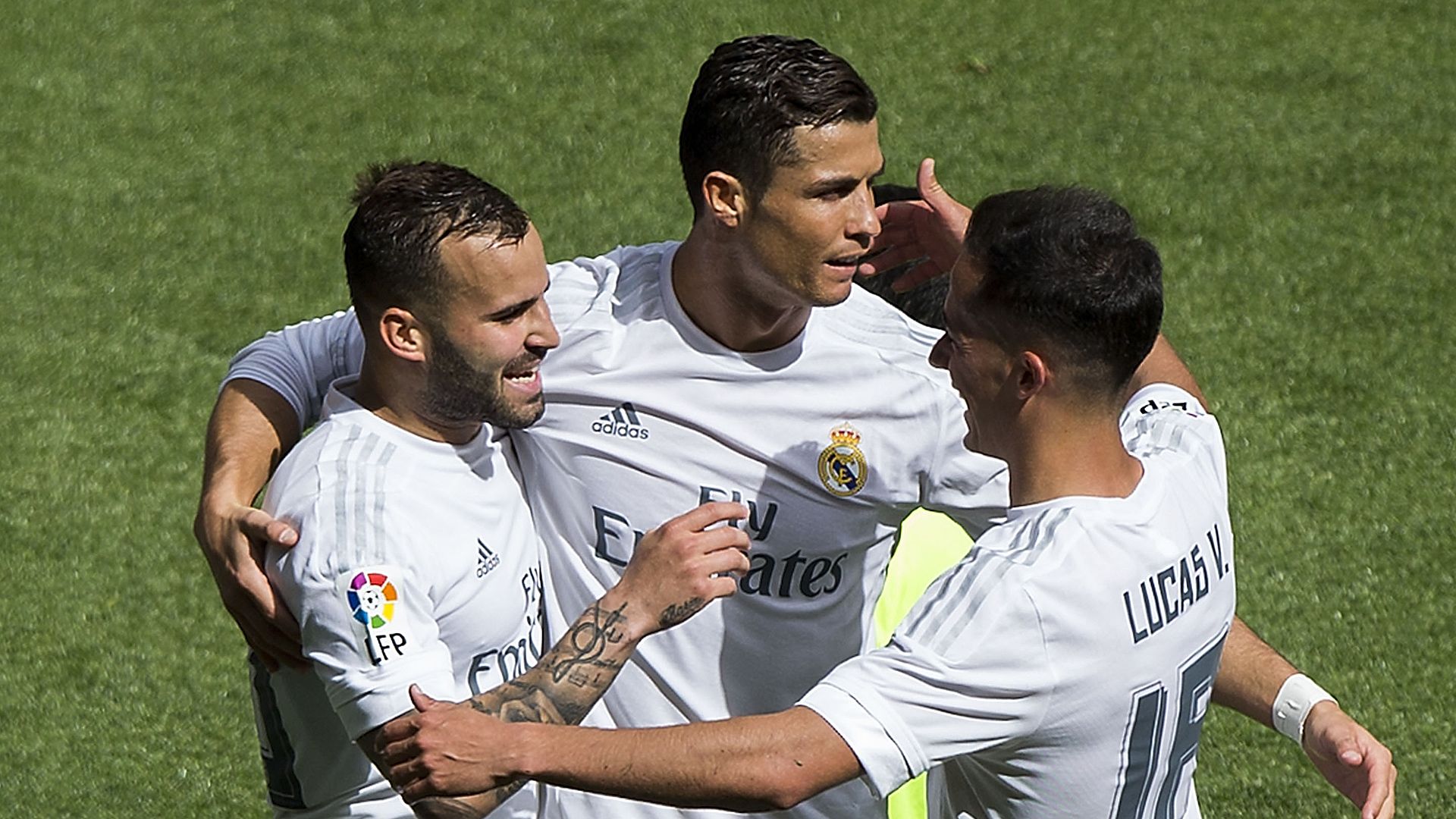 Lucas Vasquez Cristiano Ronaldo Jese Rodriguez Real Madrid Eibar 04092016