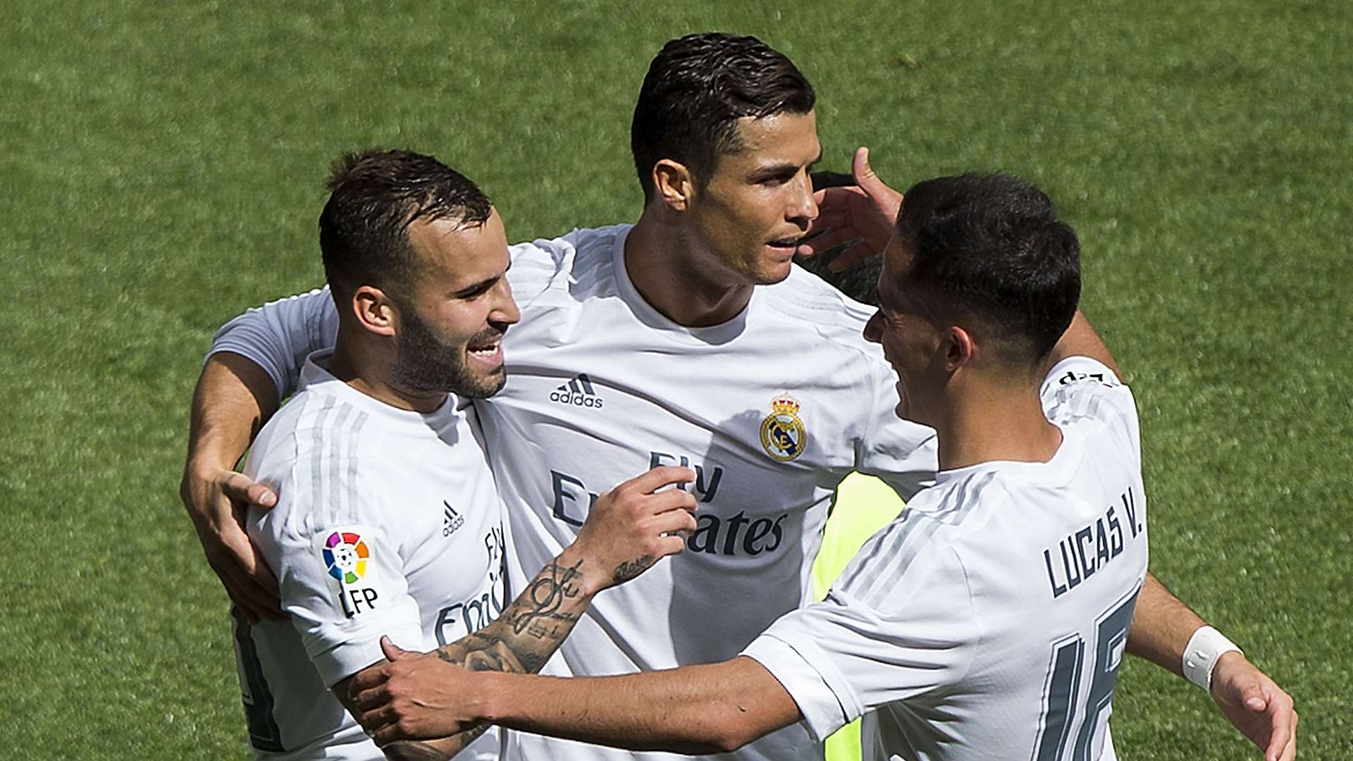 Lucas Vasquez Cristiano Ronaldo Jese Rodriguez Real Madrid Eibar 04092016