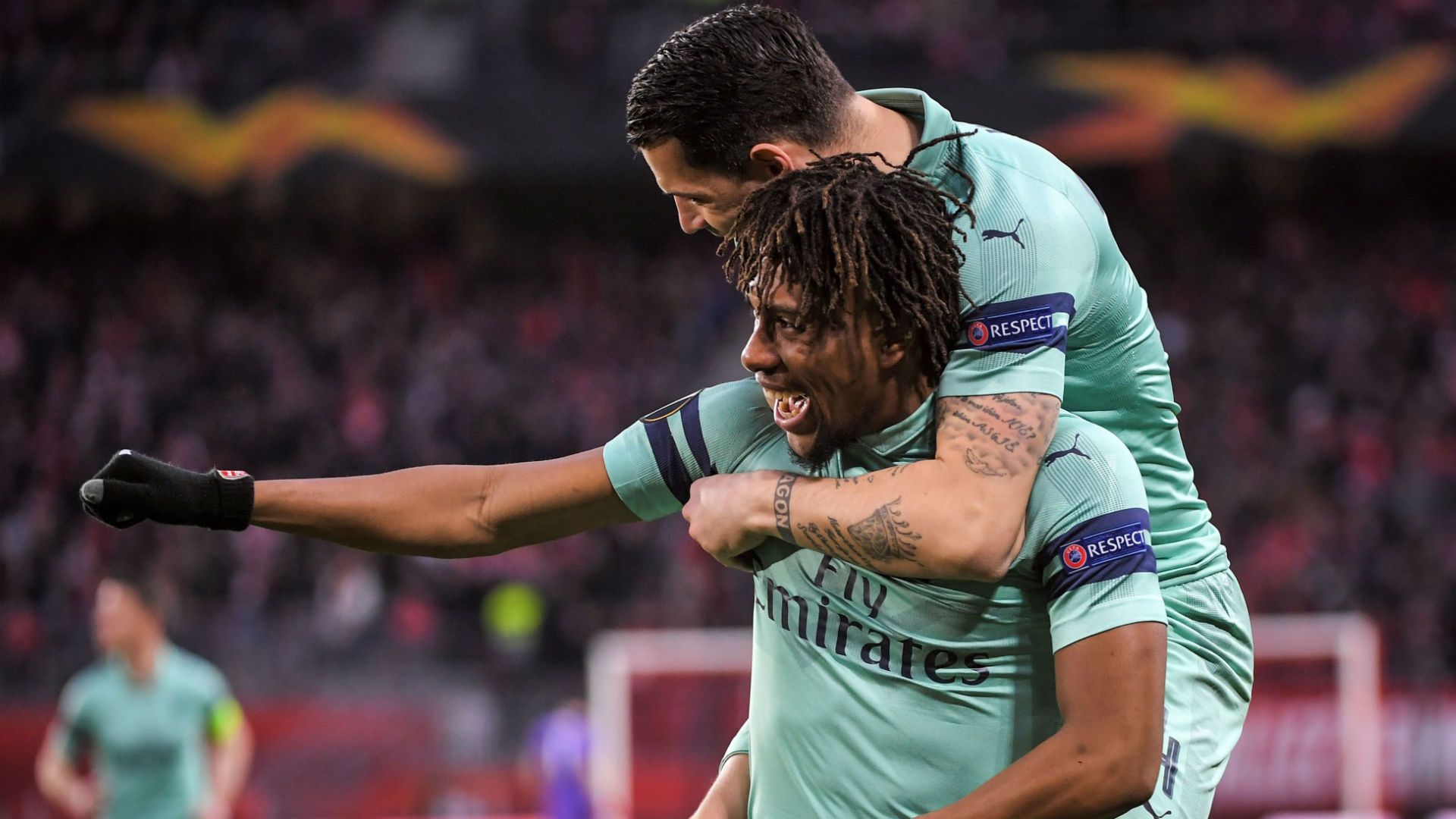 Alex Iwobi Rennes Arsenal UEFA Europa 07032018